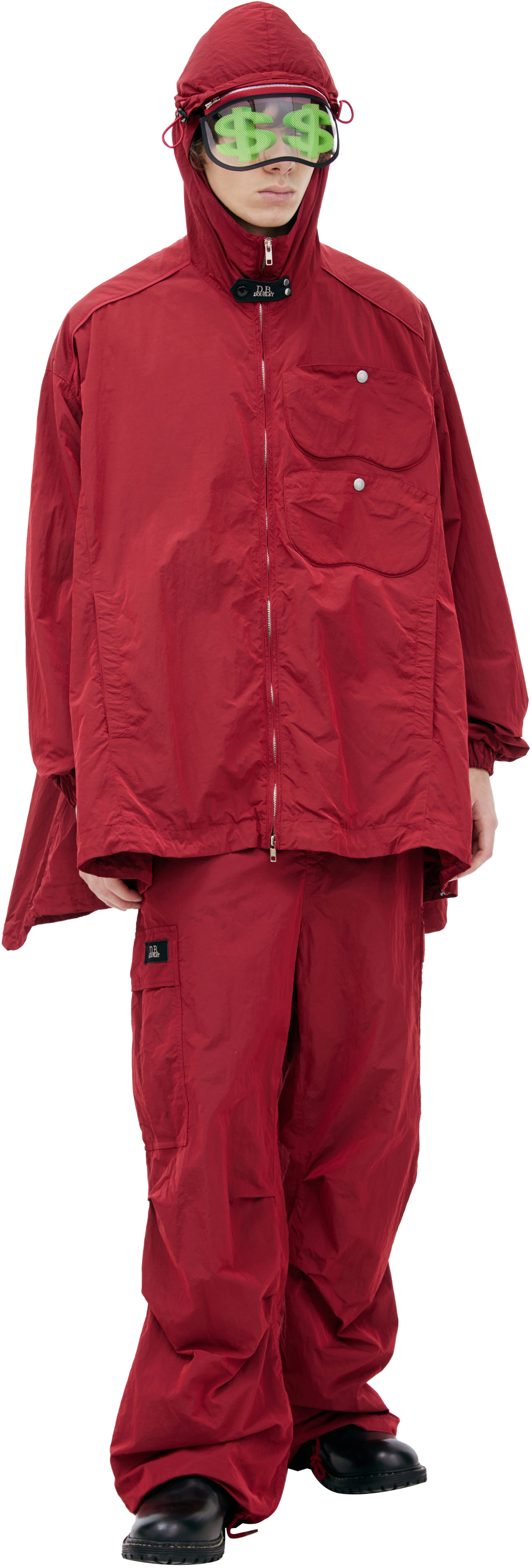 Doublet Красная куртка Goggle