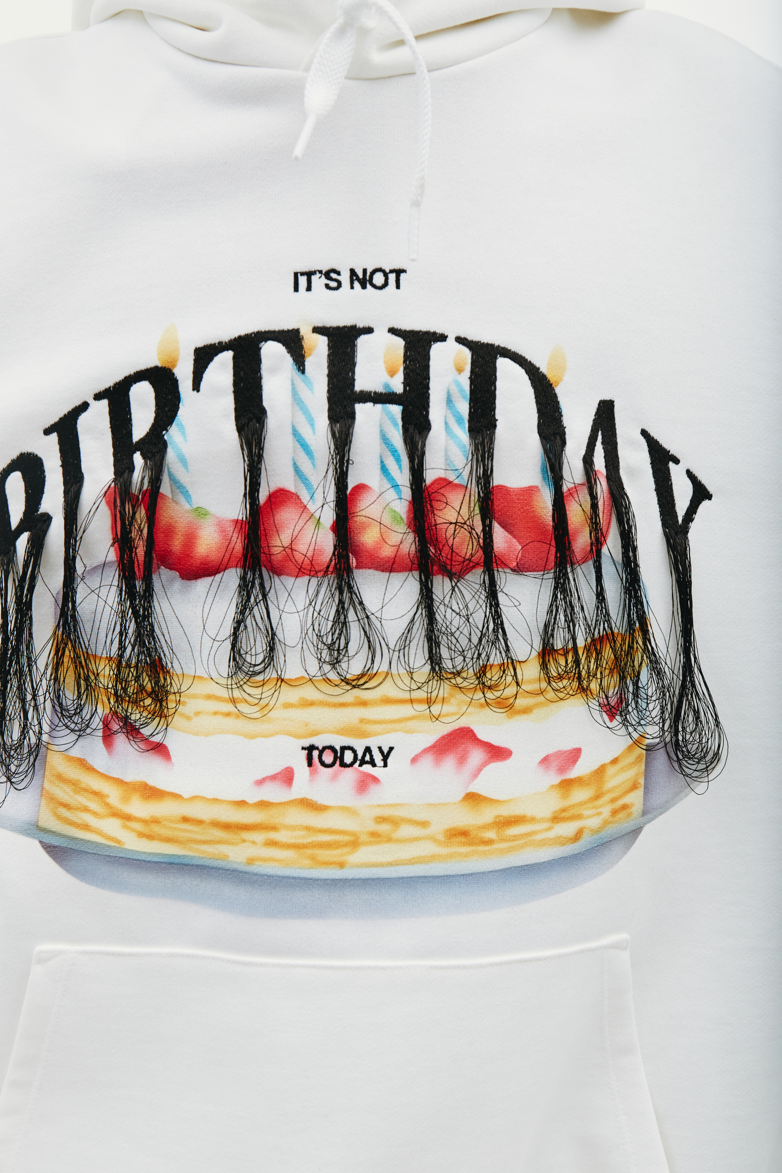Doublet Худи с вышивкой Birthday и кисточками
