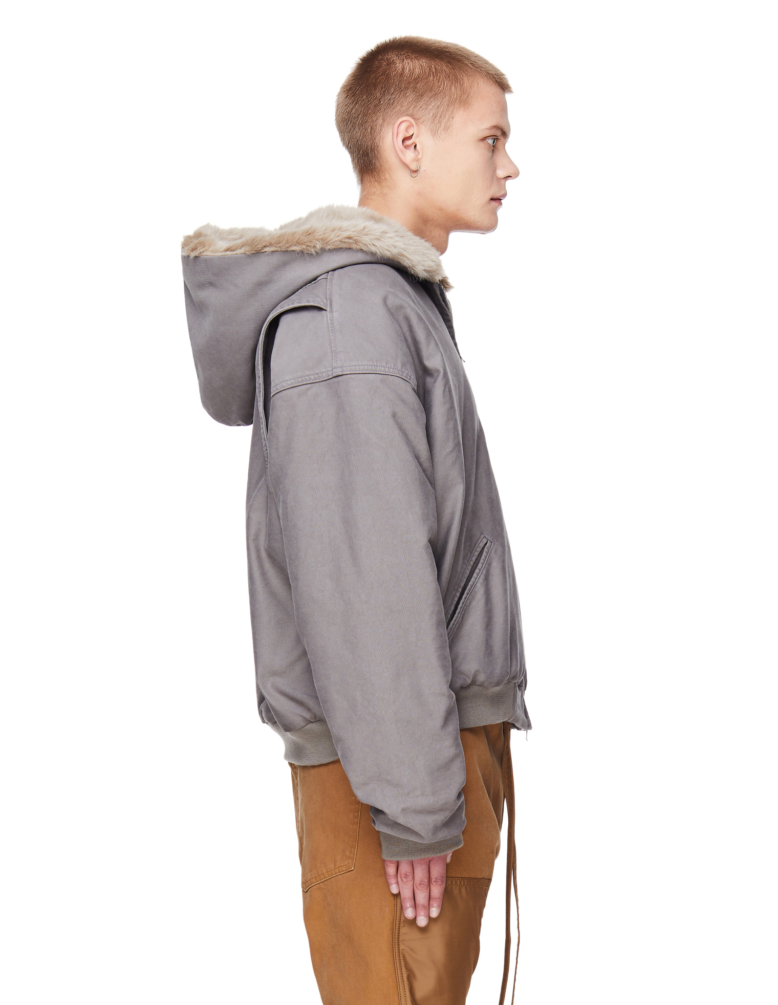 Fear of God Хлопковая куртка с искусственным мехом