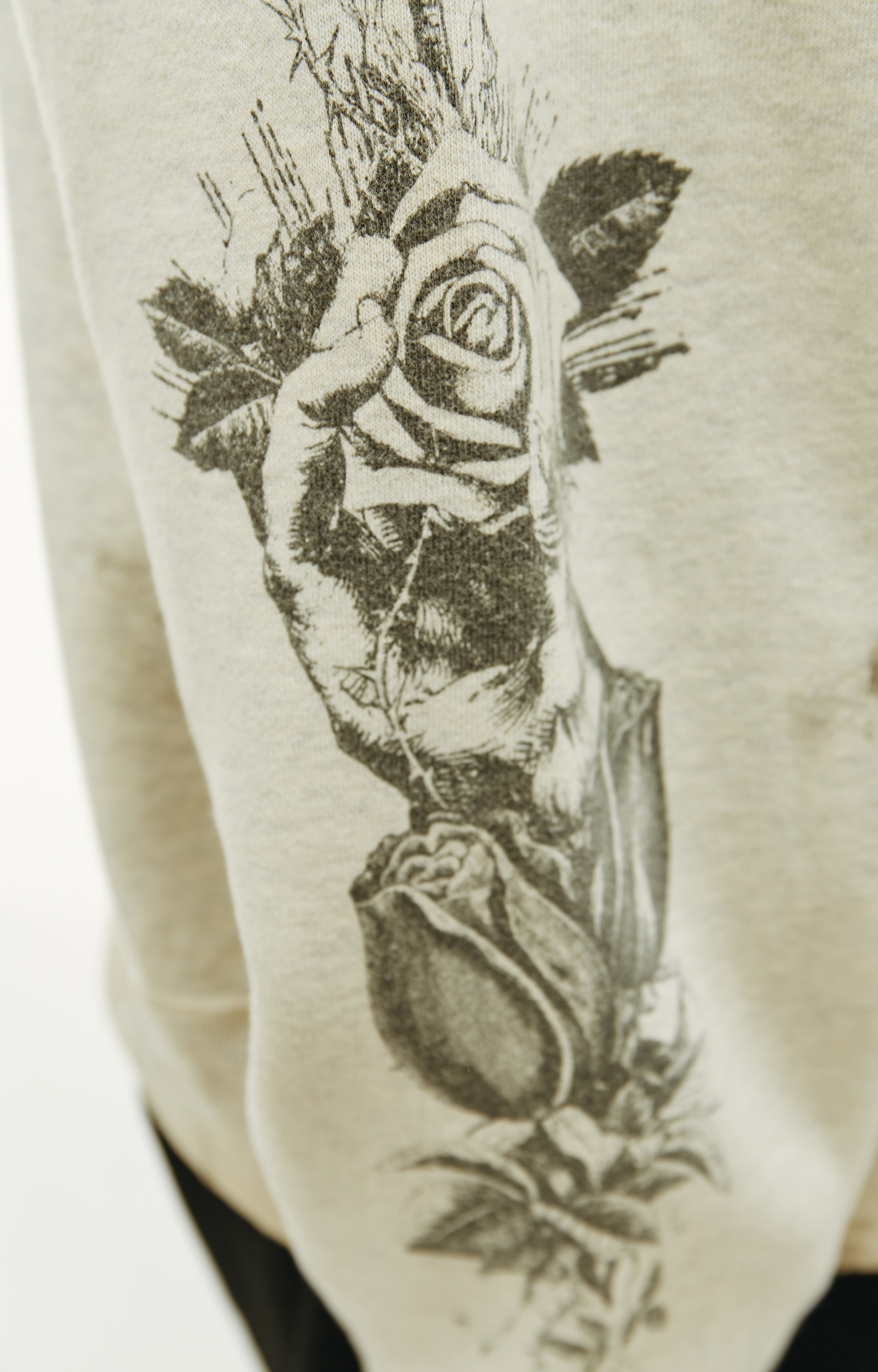 Saint Michael Оверсайз свитшот с принтом