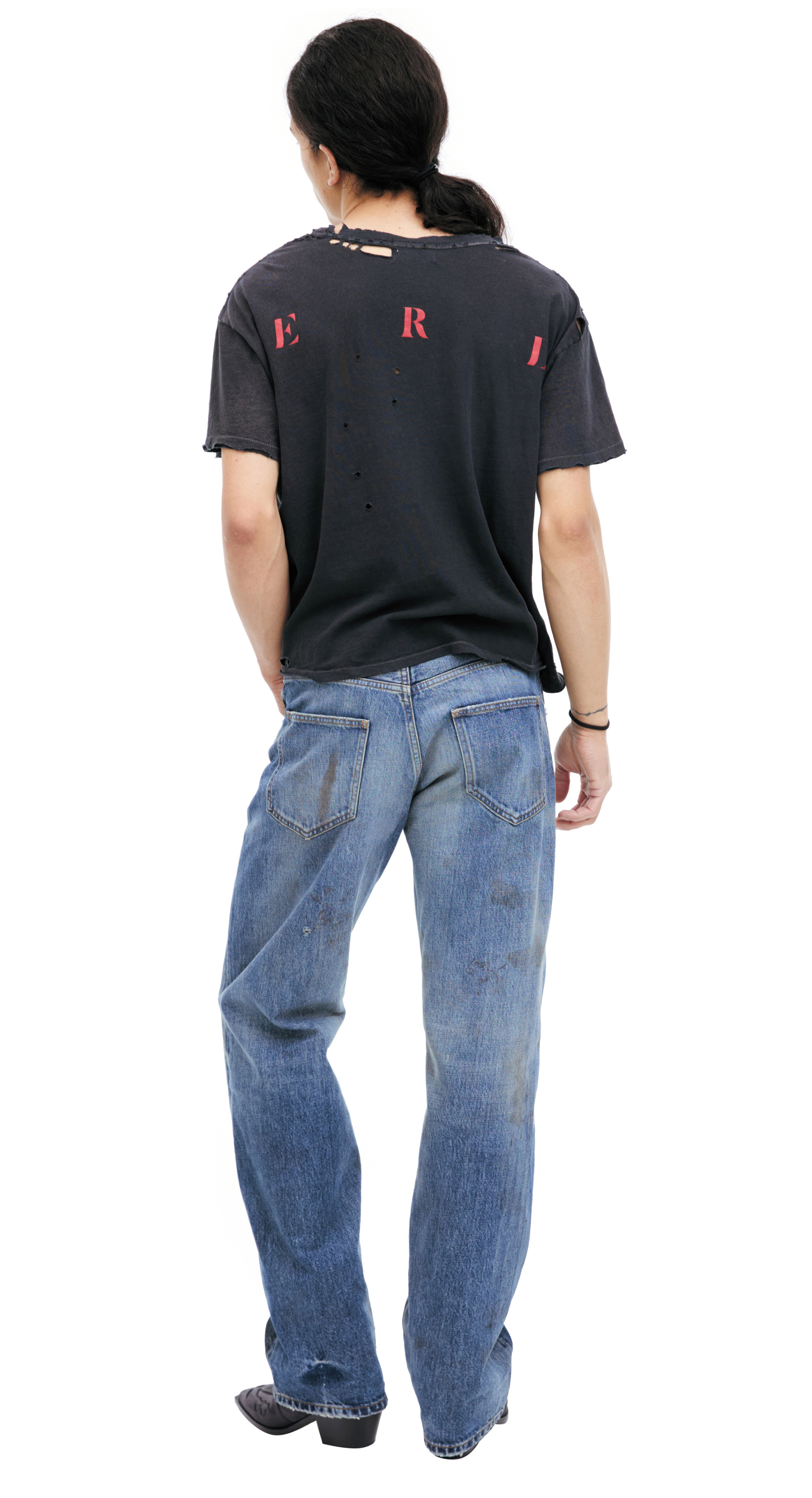 Enfants Riches Déprimés Джинсы с эффектом грязи