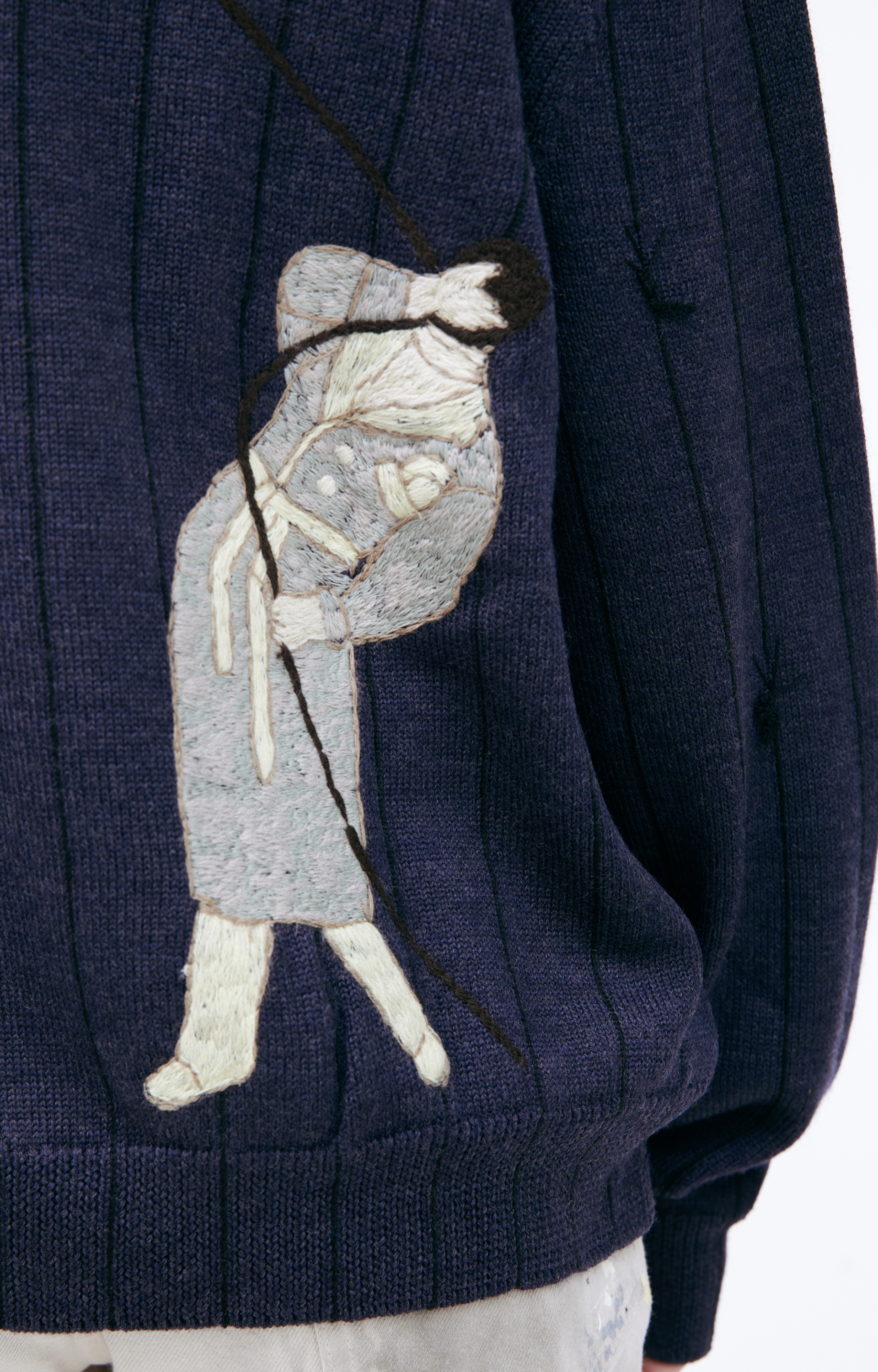 Enfants Riches Déprimés Свитер с вышивками