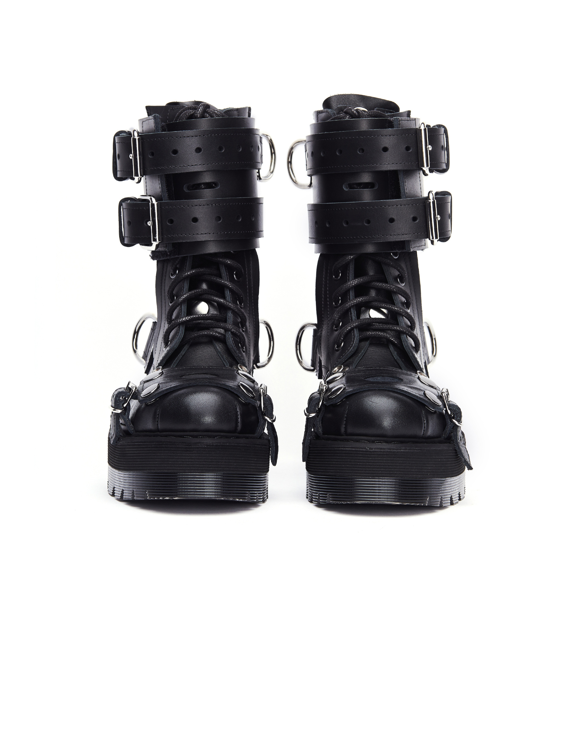 VETEMENTS Кожаные ботинки Army с пряжками