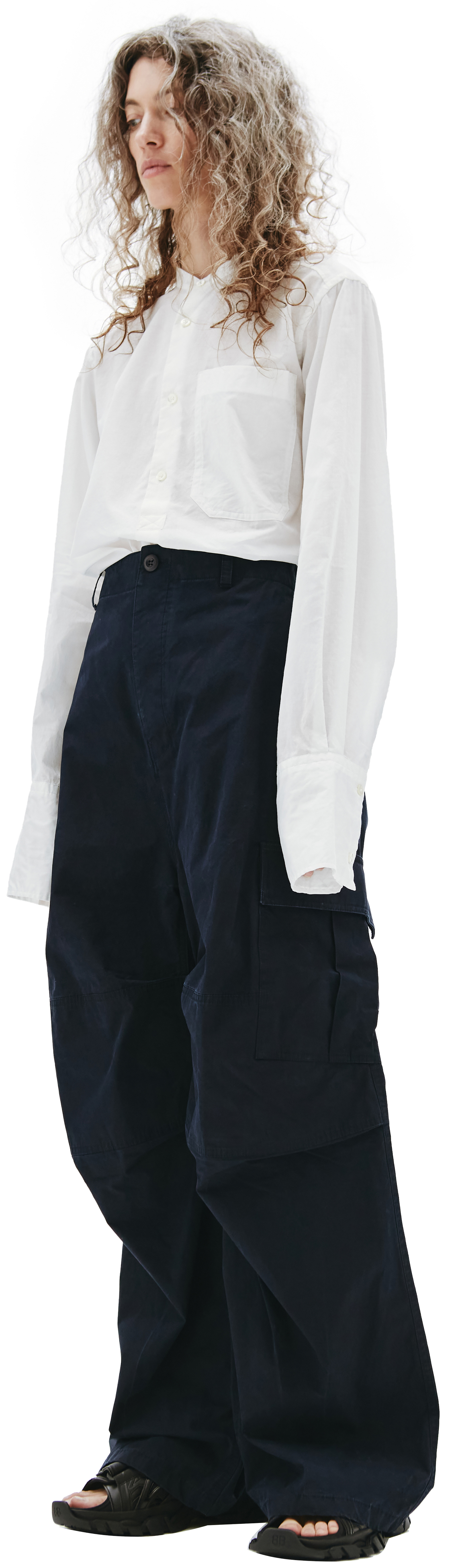 Balenciaga Синие брюки карго