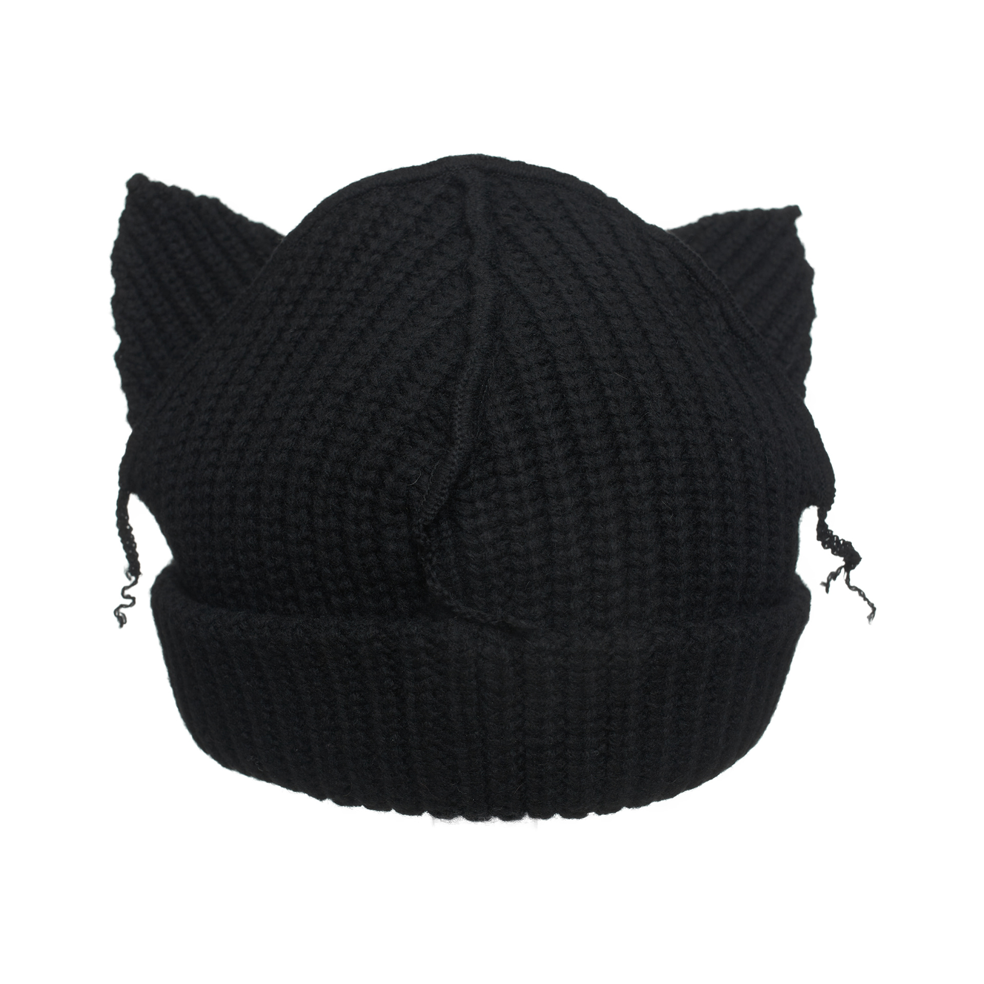 CHARLES JEFFREY LOVERBOY Вязаная шапка с маленькими ушами и патчем