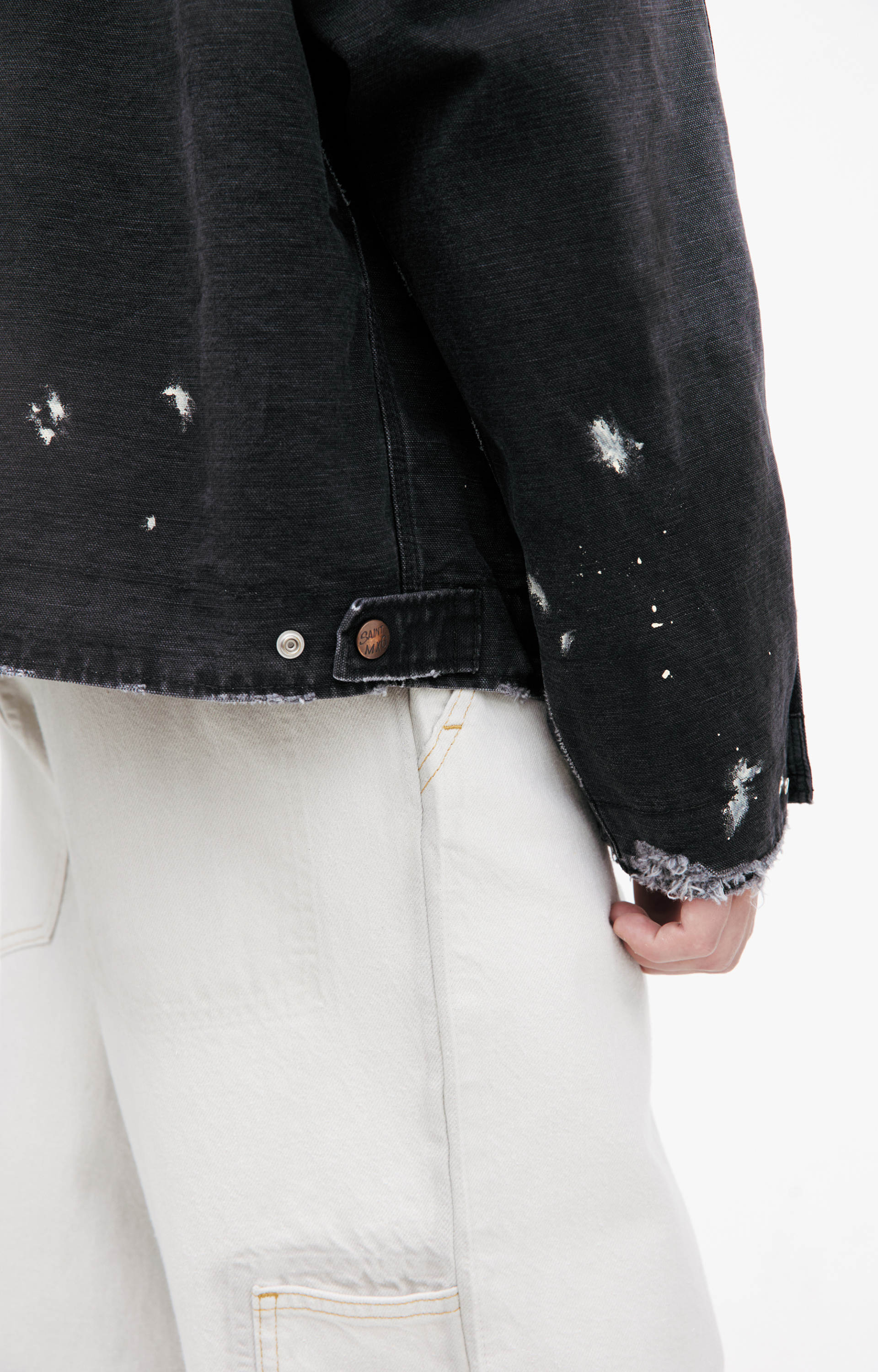 Saint Mxxxxxx Серая куртка из денима