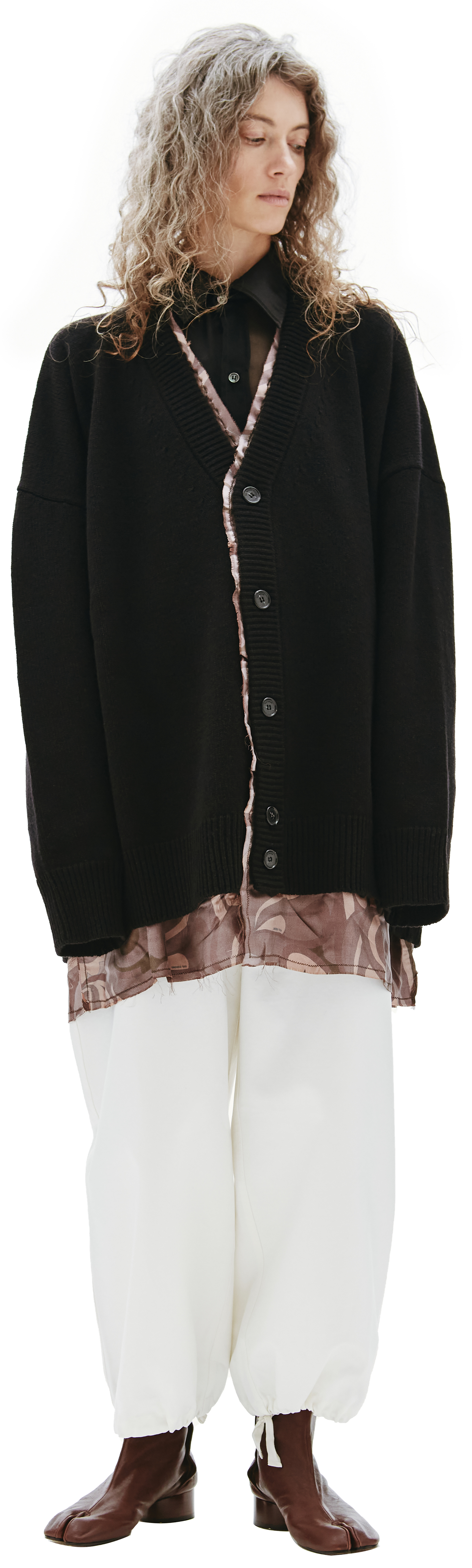 Raf Simons Черный шерстяной кардиган