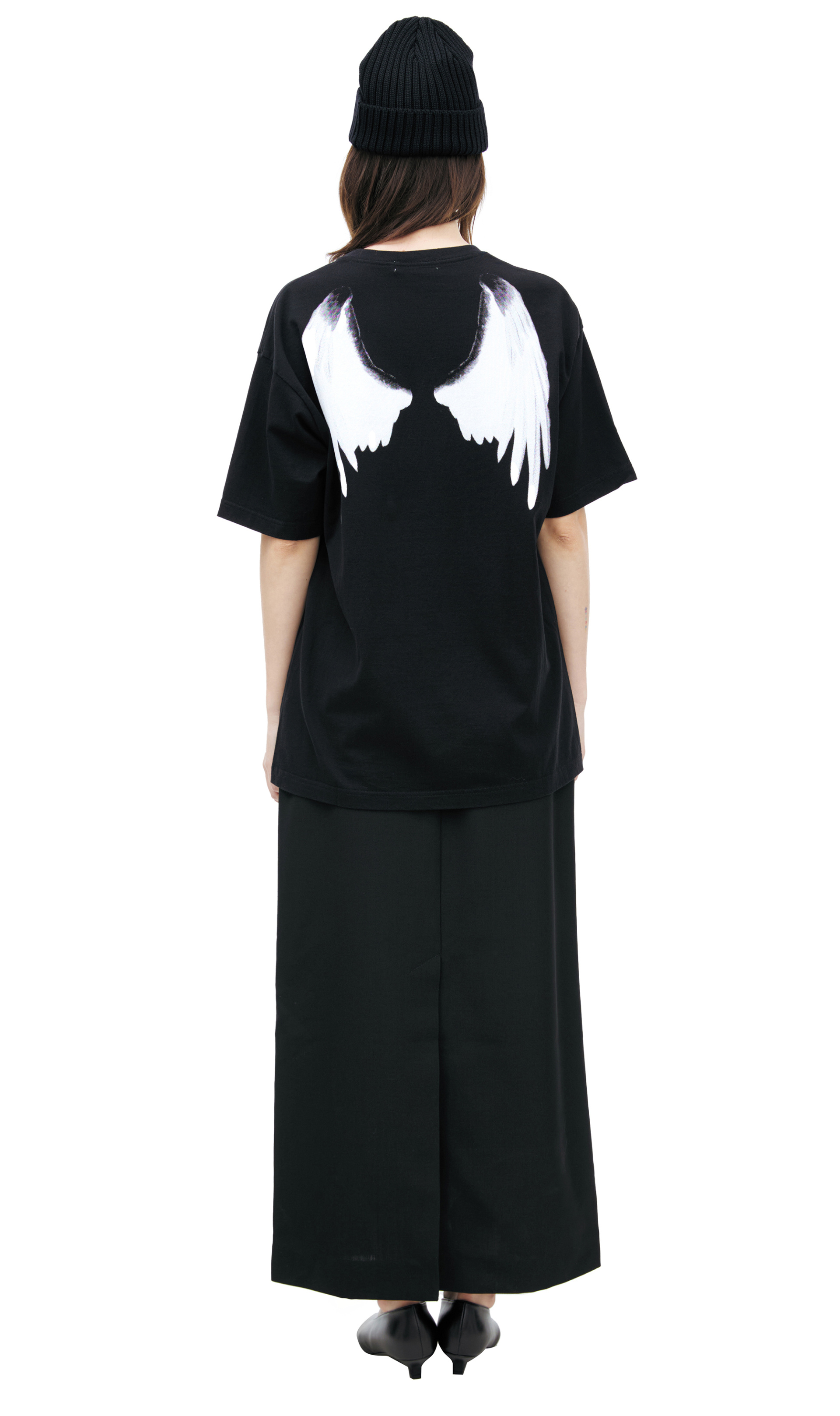 Undercover Черная футболка с принтом