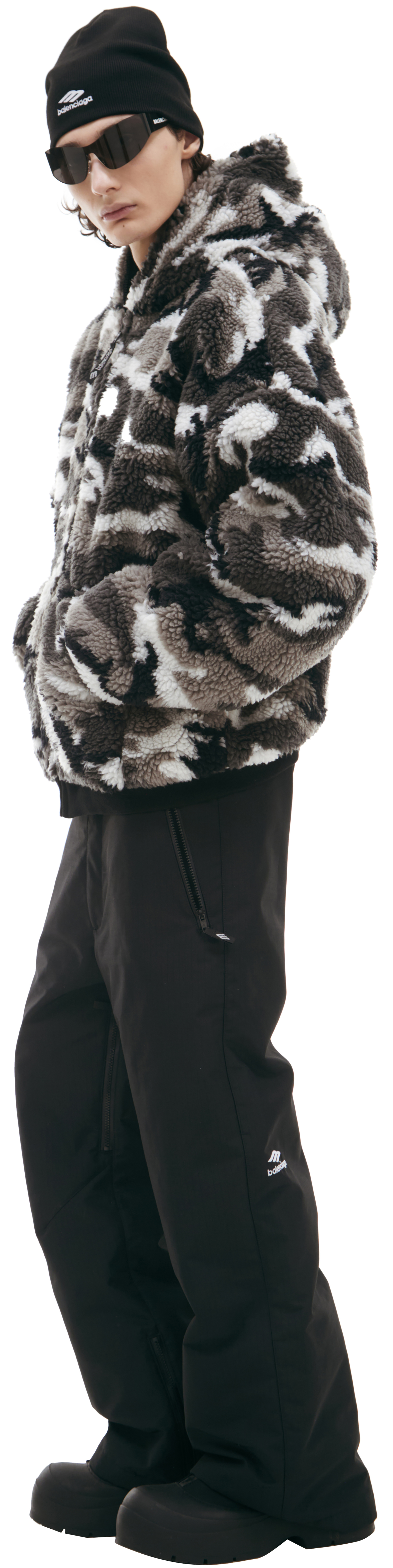 Balenciaga Флисовая куртка на молнии