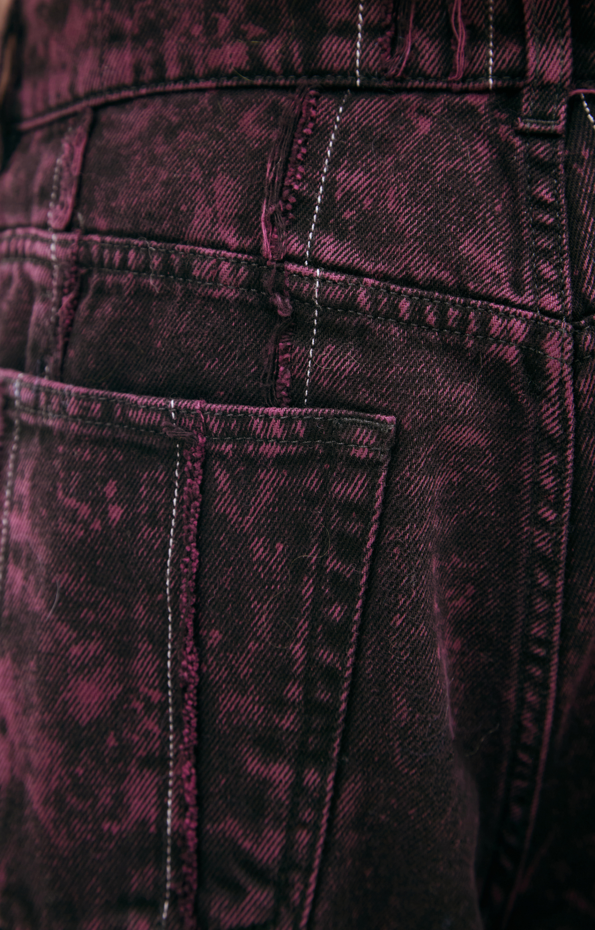 Acne Studios Джинсы с вертикальной прострочкой