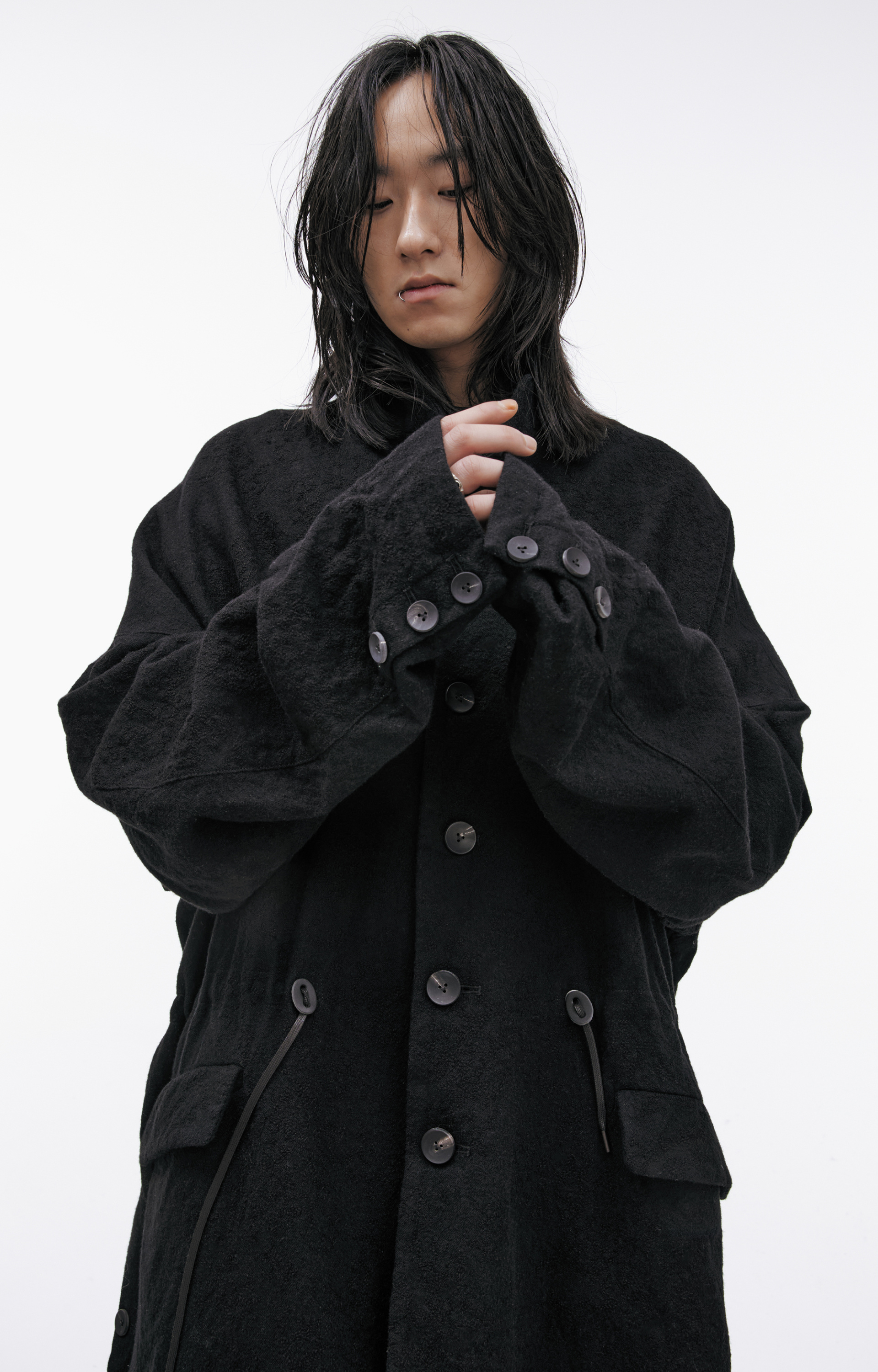 The Viridi-Anne Шерстяное пальто с пуговицами