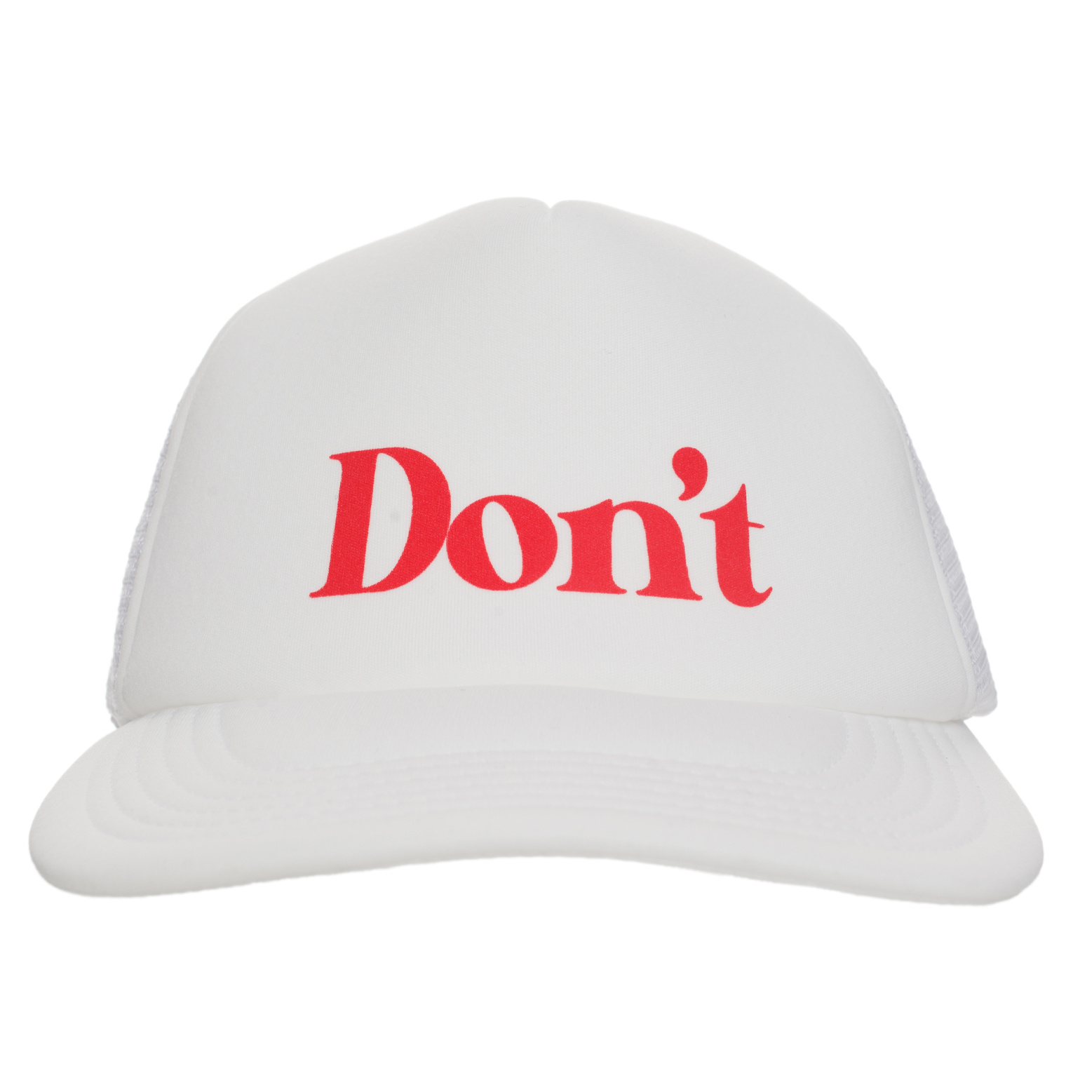 Undercover Белая кепка с принтом \'Don\'t\'