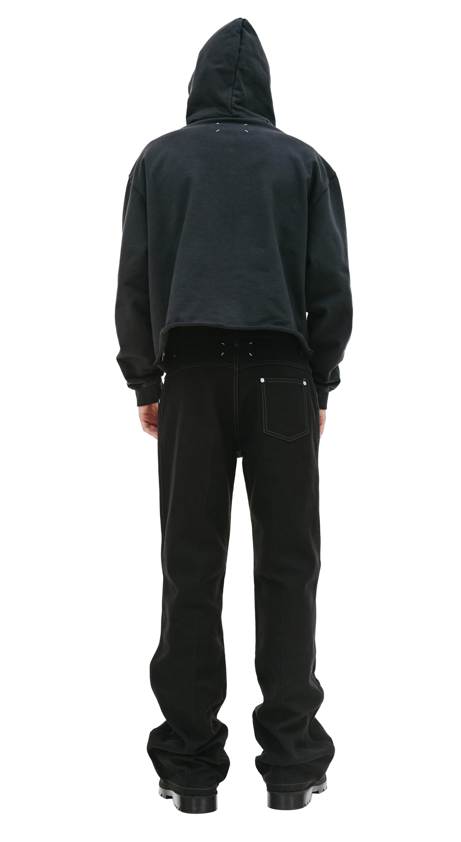 Maison Margiela Худи с вышивкой логотипа