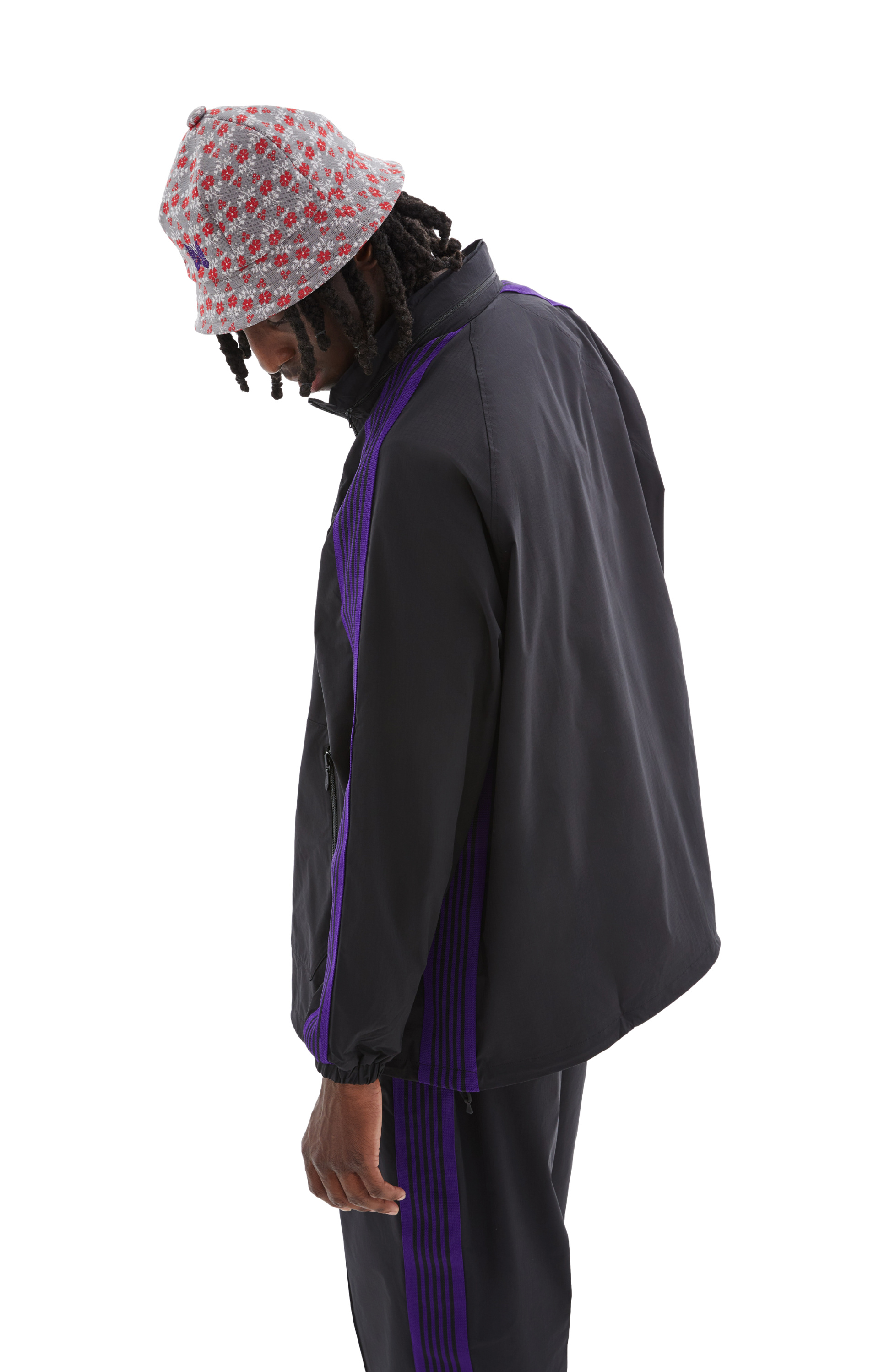 Needles Черная куртка с лампасами