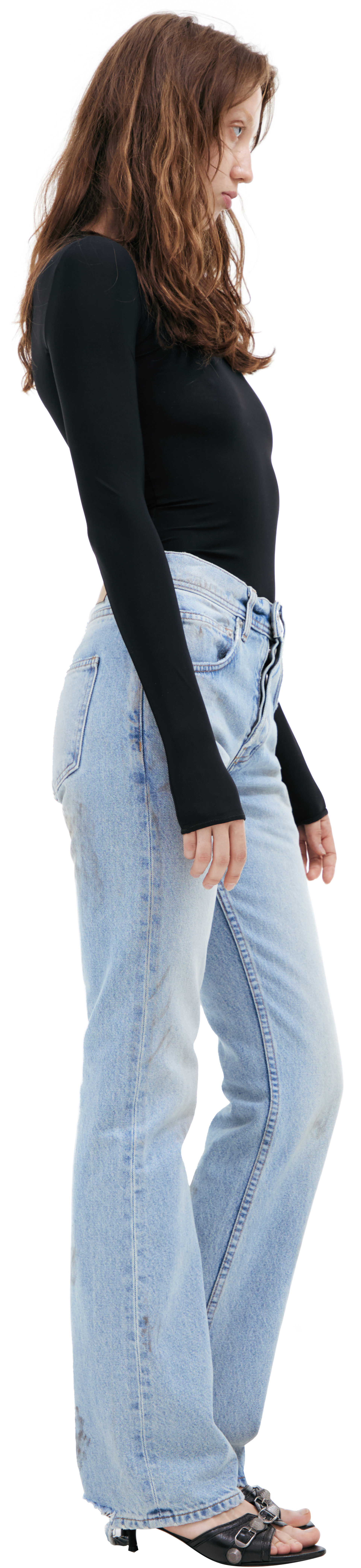 Enfants Riches Déprimés Голубые джинсы клеш