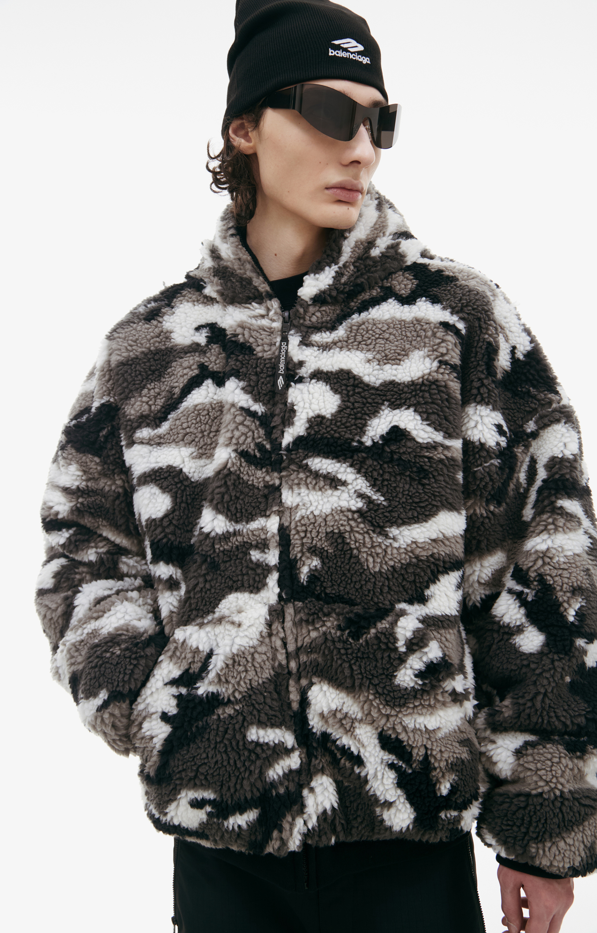 Balenciaga Флисовая куртка на молнии