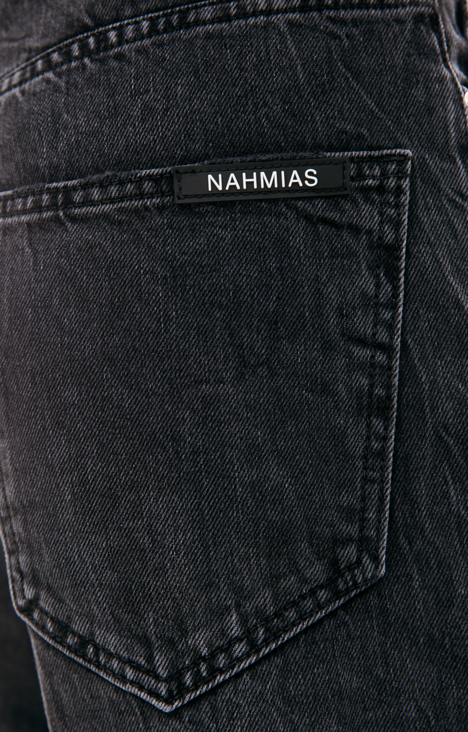 Nahmias Сервые джинсы с нашивками логотипа