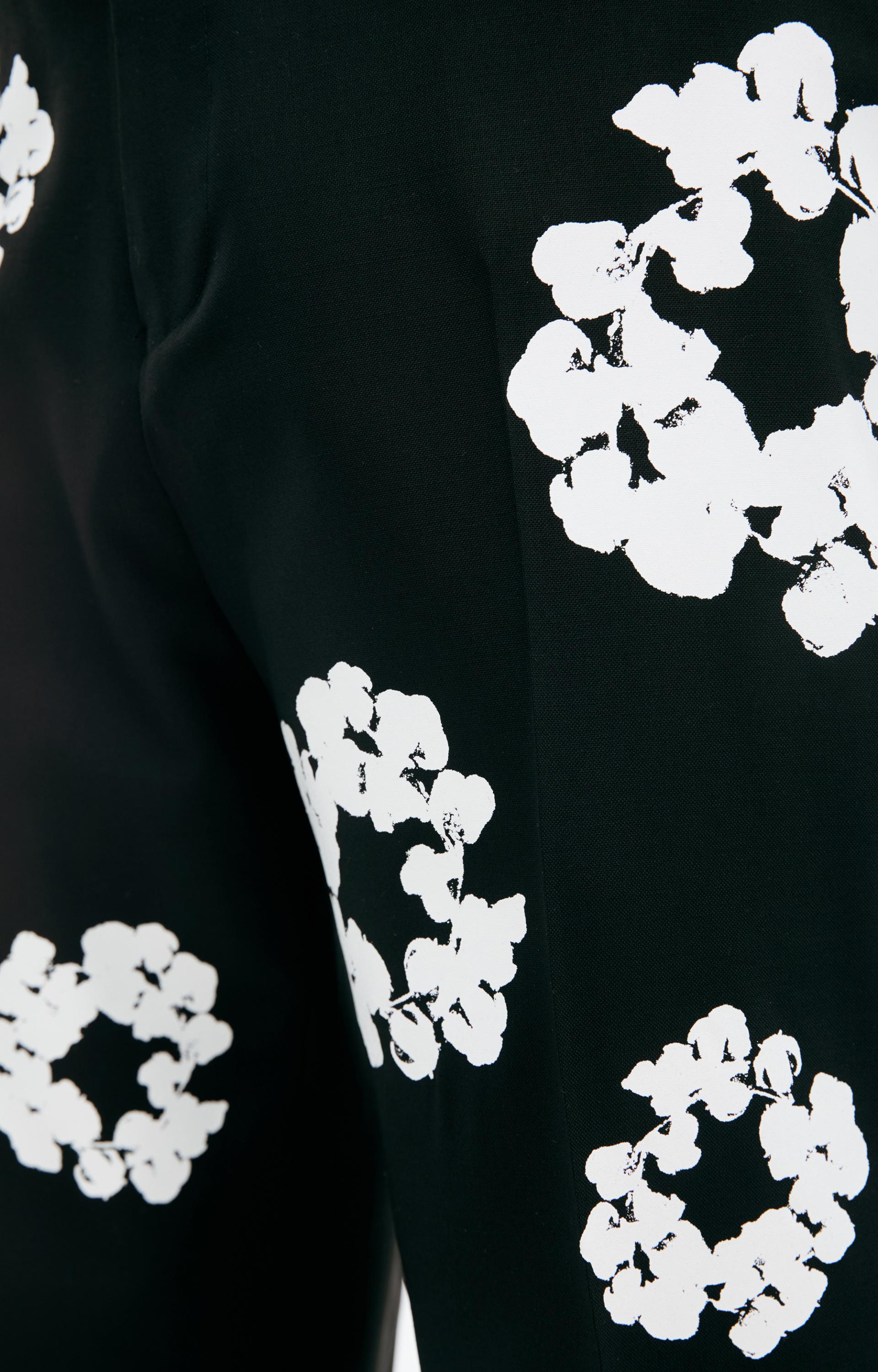 Saint Mxxxxxx Черные брюки с цветами