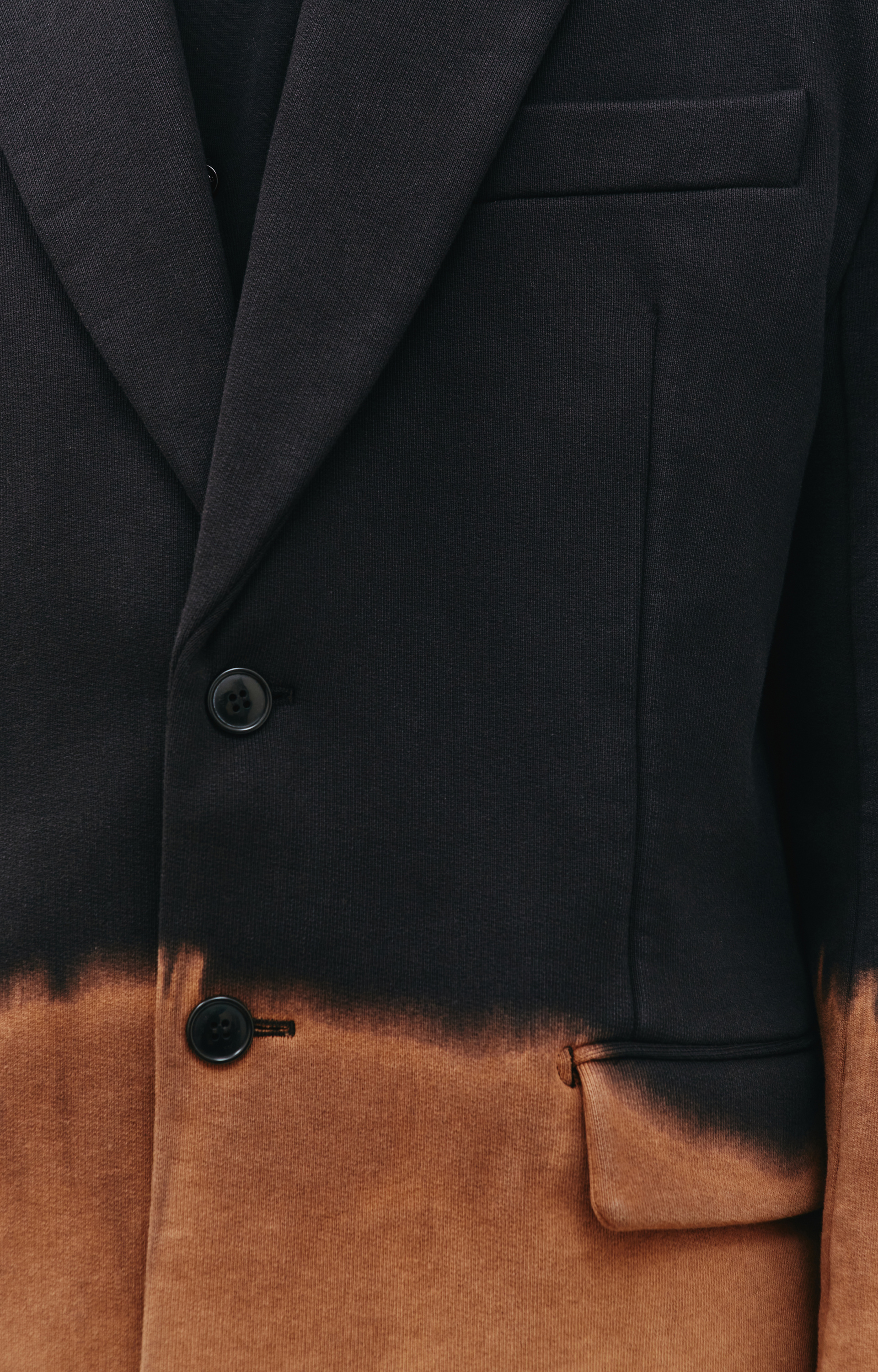 VETEMENTS Оверсайз пиджак с эффектом тай дай