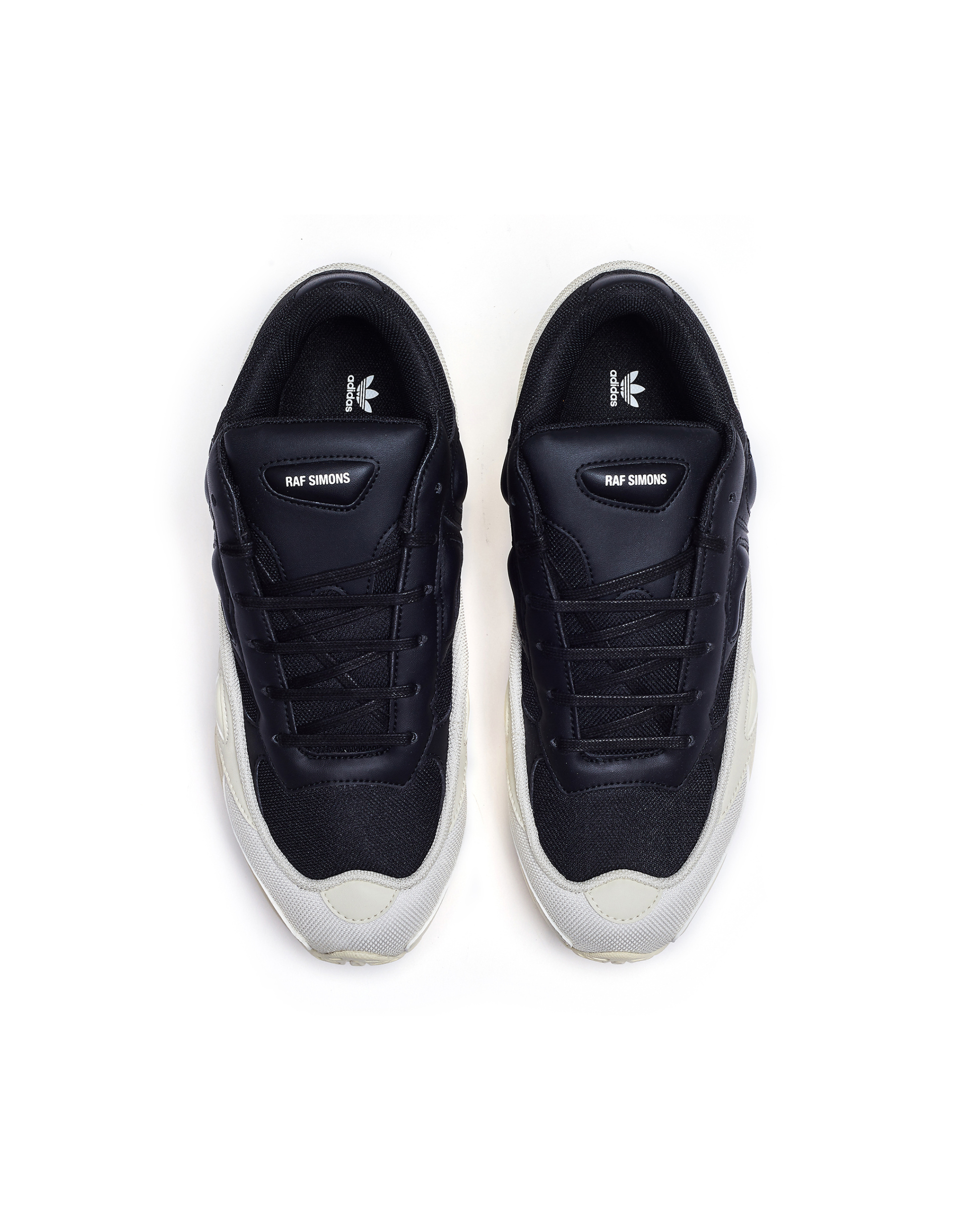 Raf Simons Черно-белые кроссовки adidas Ozweego