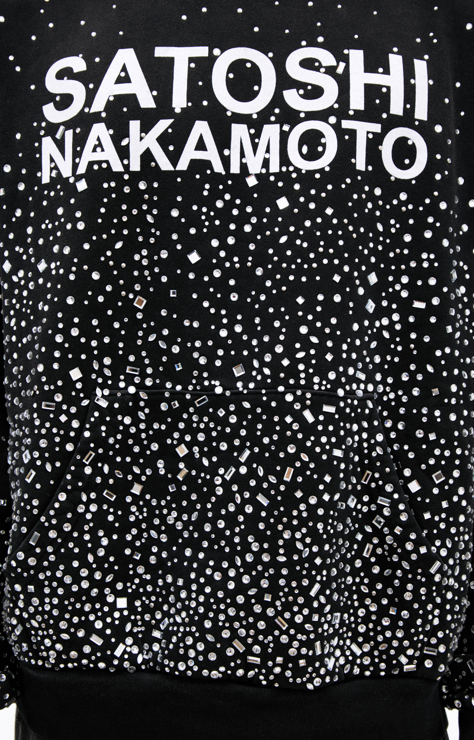 Satoshi Nakamoto Худи с кристаллами