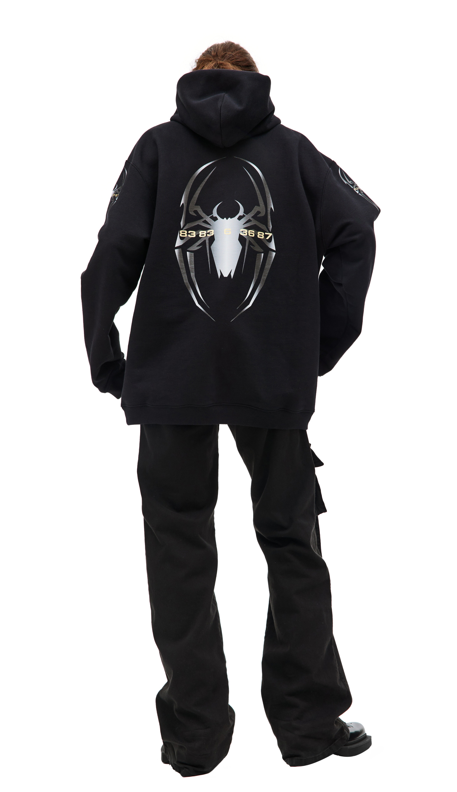 VTMNTS Черное худи Spider