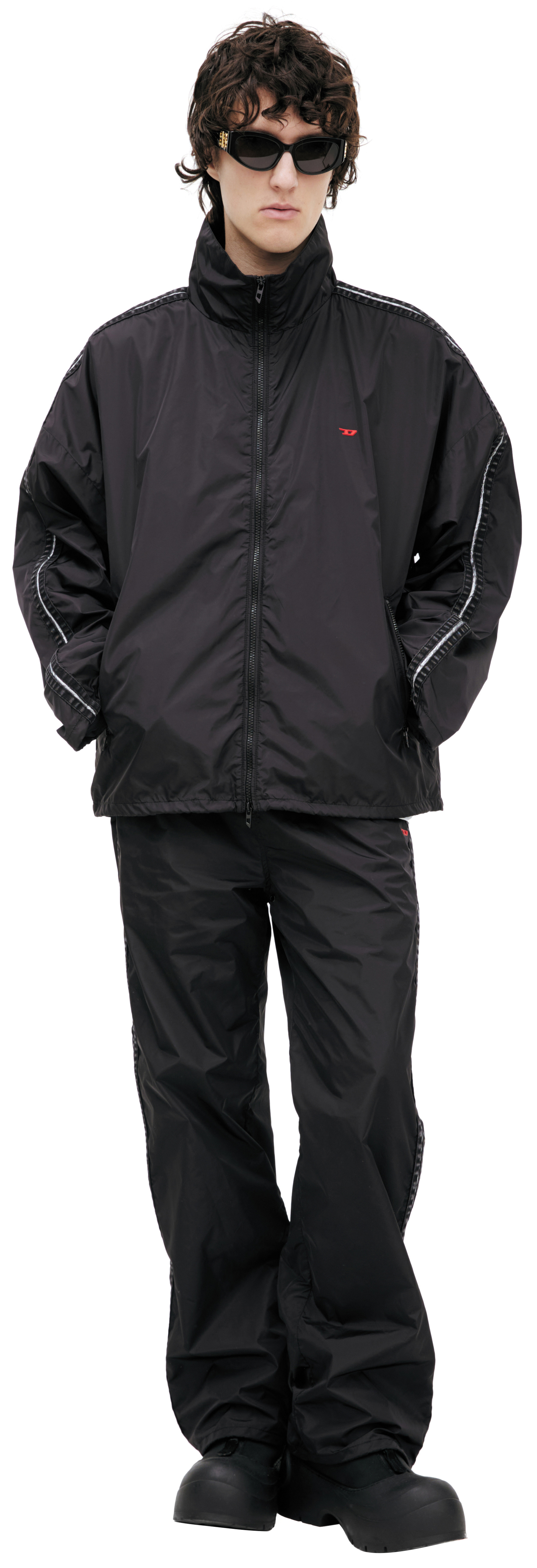 Diesel Черная куртка с логотипом