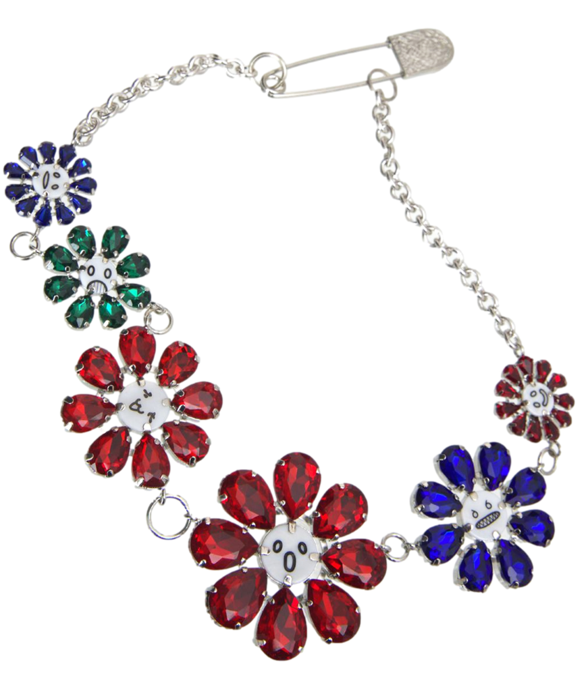 CHARLES JEFFREY LOVERBOY Колье Crazy Daizy в виде разноцветных цветов
