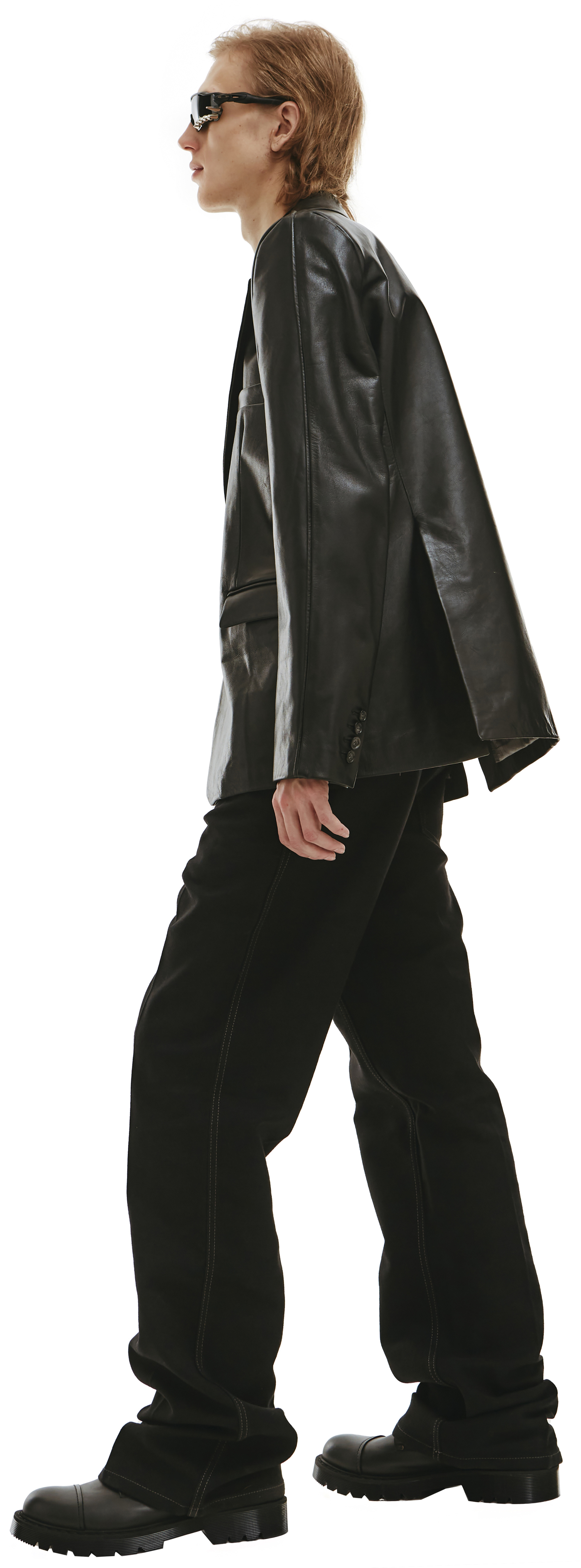 VTMNTS Оверсайз пиджак из кожи