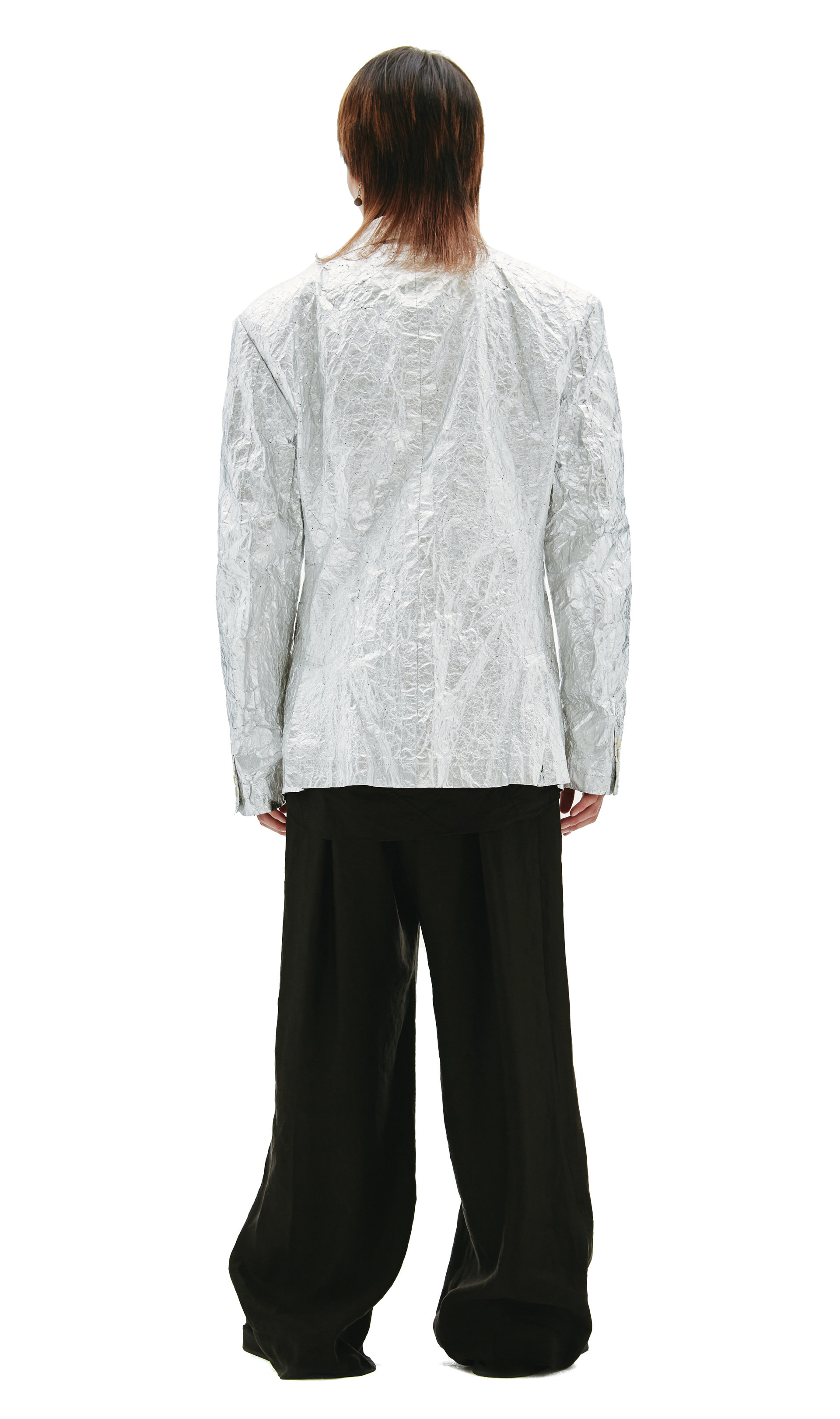 Comme des Garcons Homme plus Серебристый пиджак