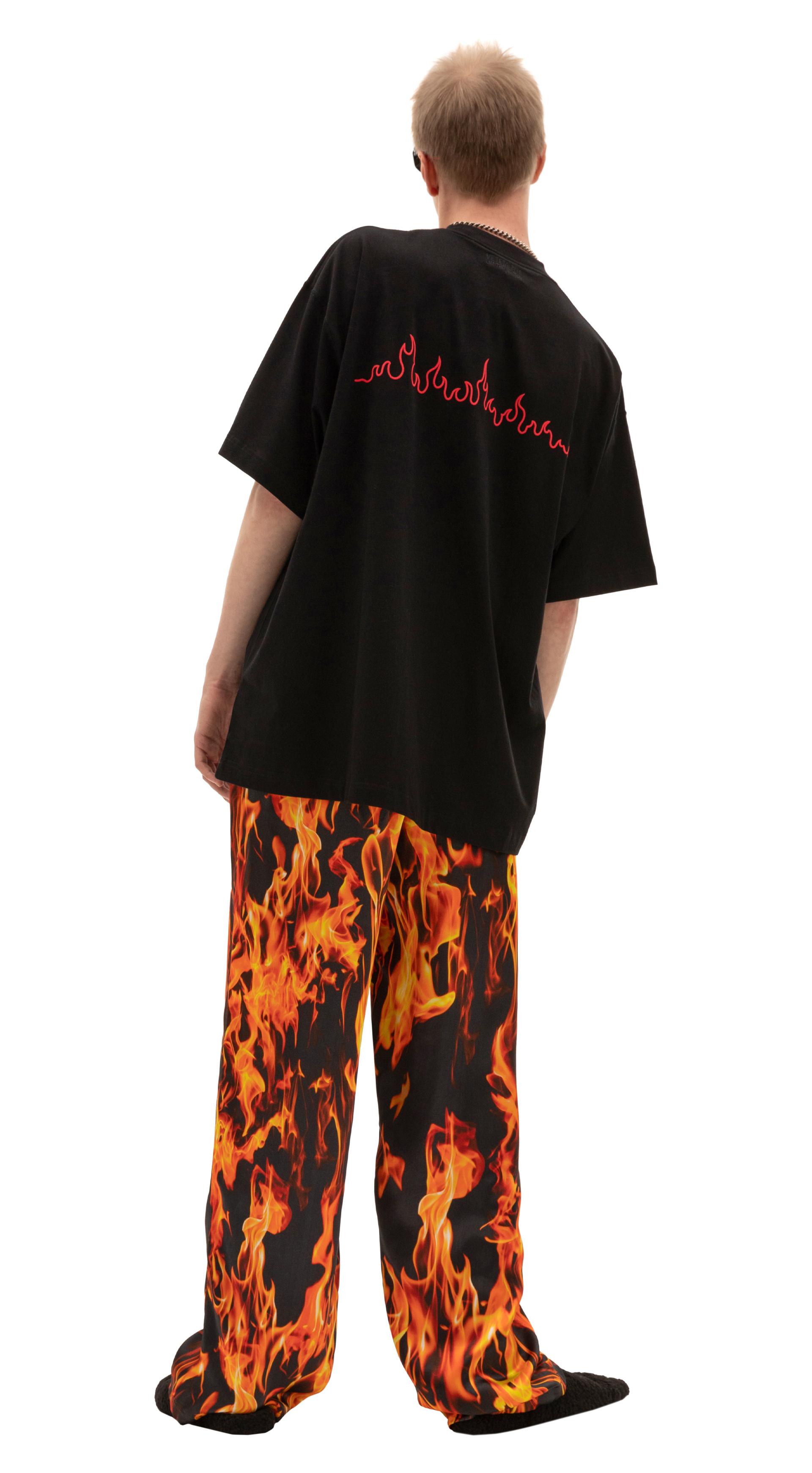 VETEMENTS Оверсайз Футболка С Принтом