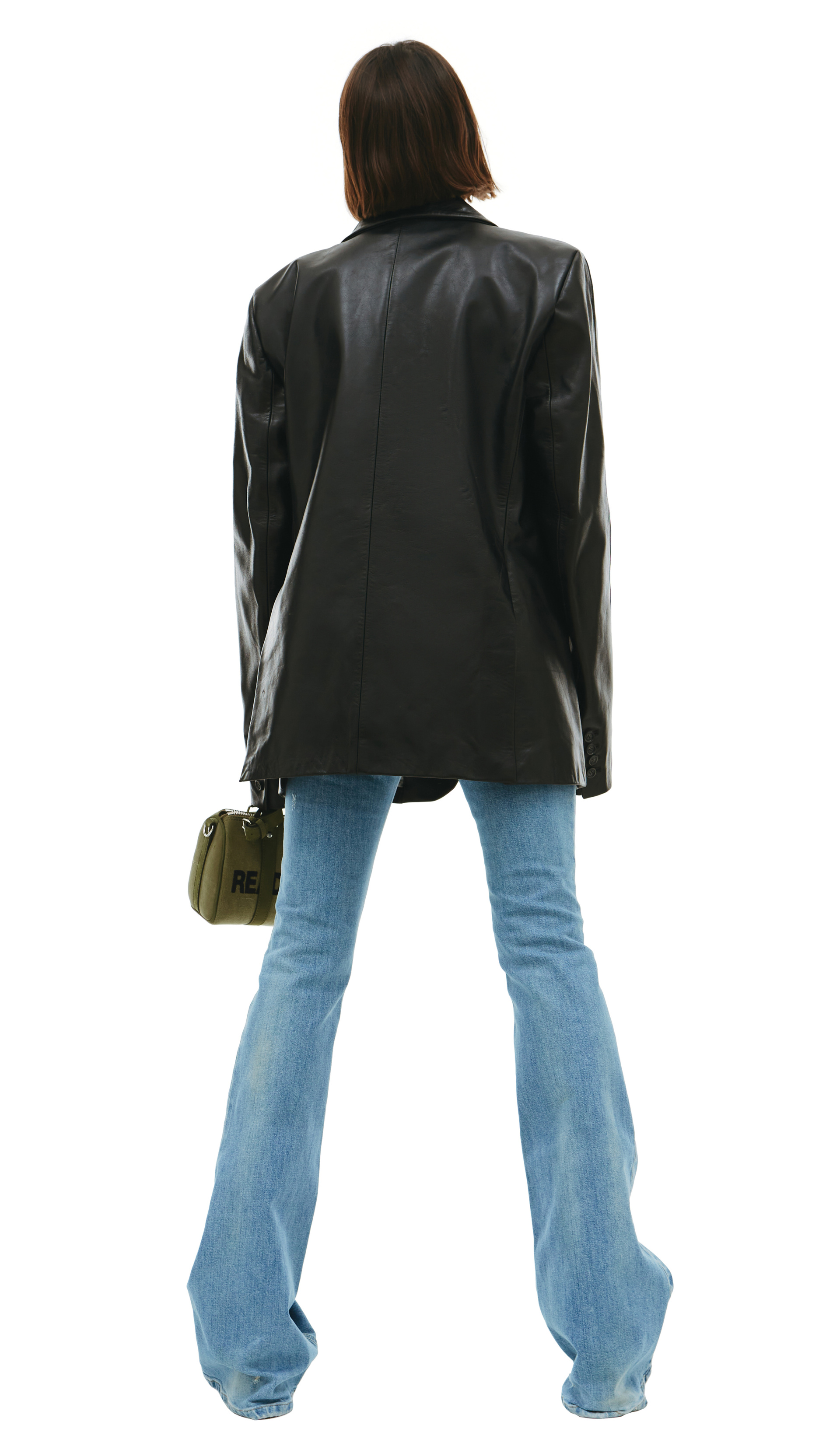 VTMNTS Оверсайз пиджак из кожи