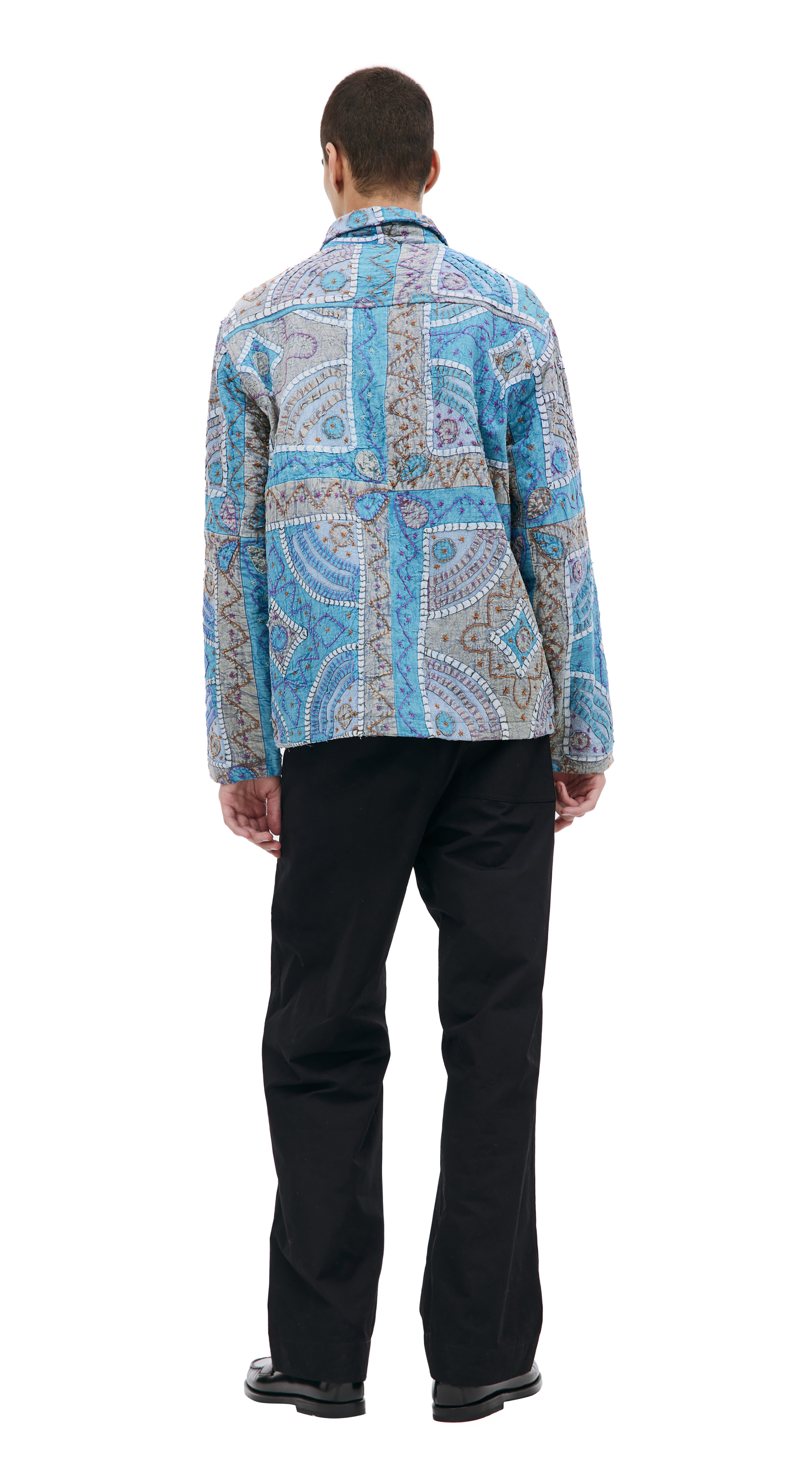 KARU RESEARCH Стеганая куртка с ручной вышивкой