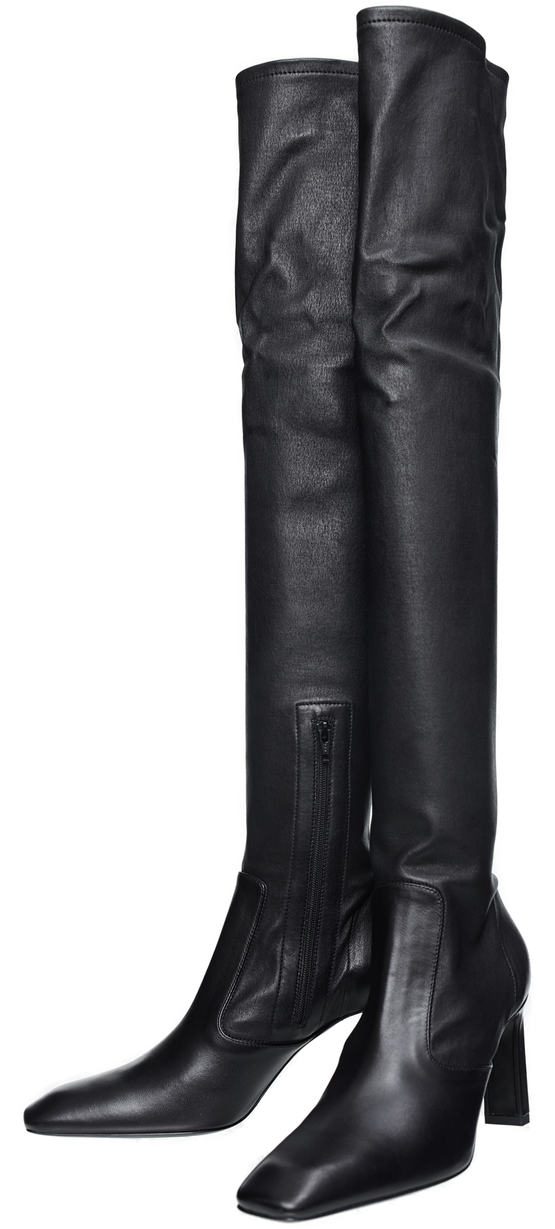 TOTEME Кожаные сапоги на каблуке