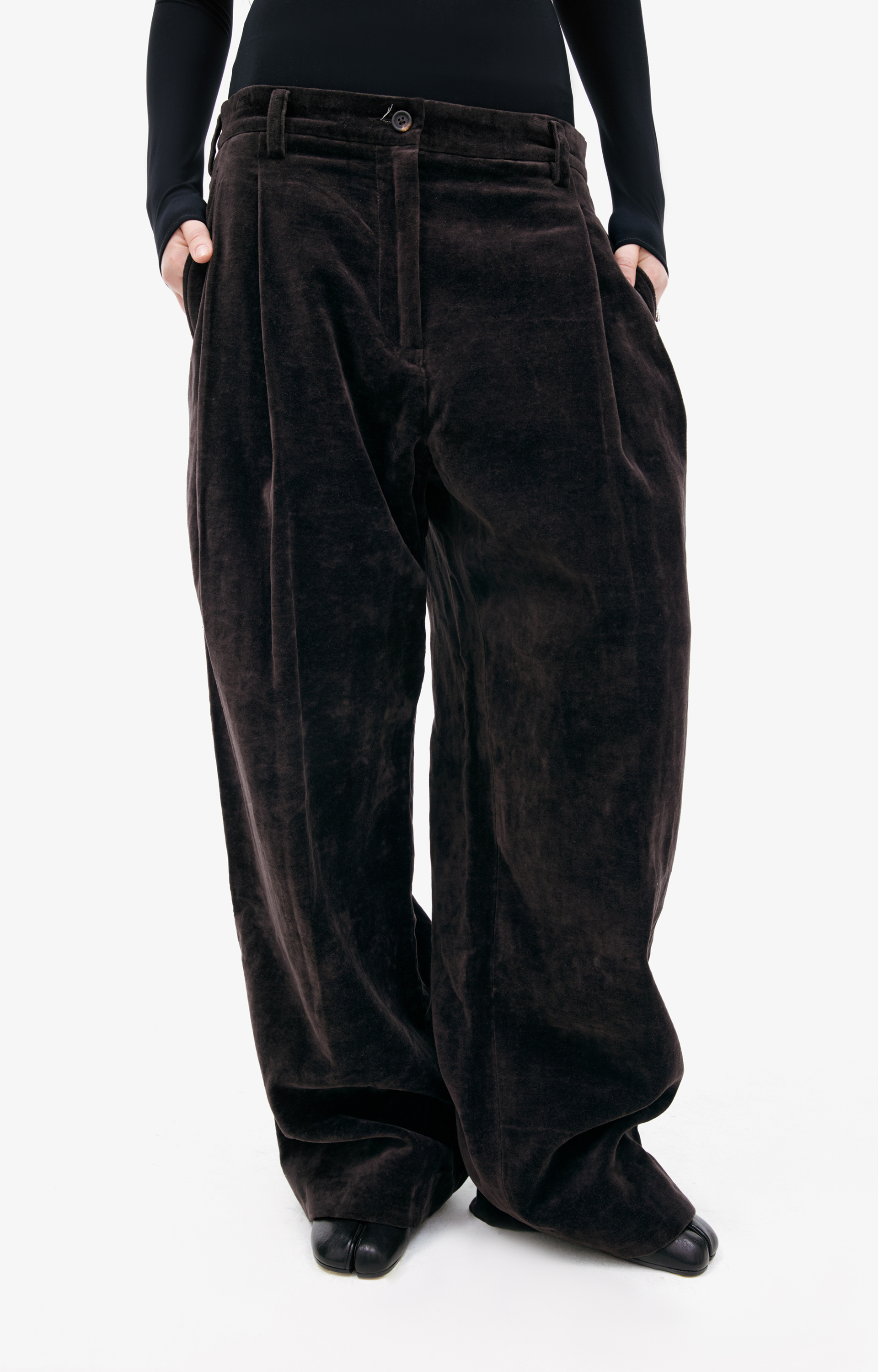 Ziggy Chen Бархатные брюки
