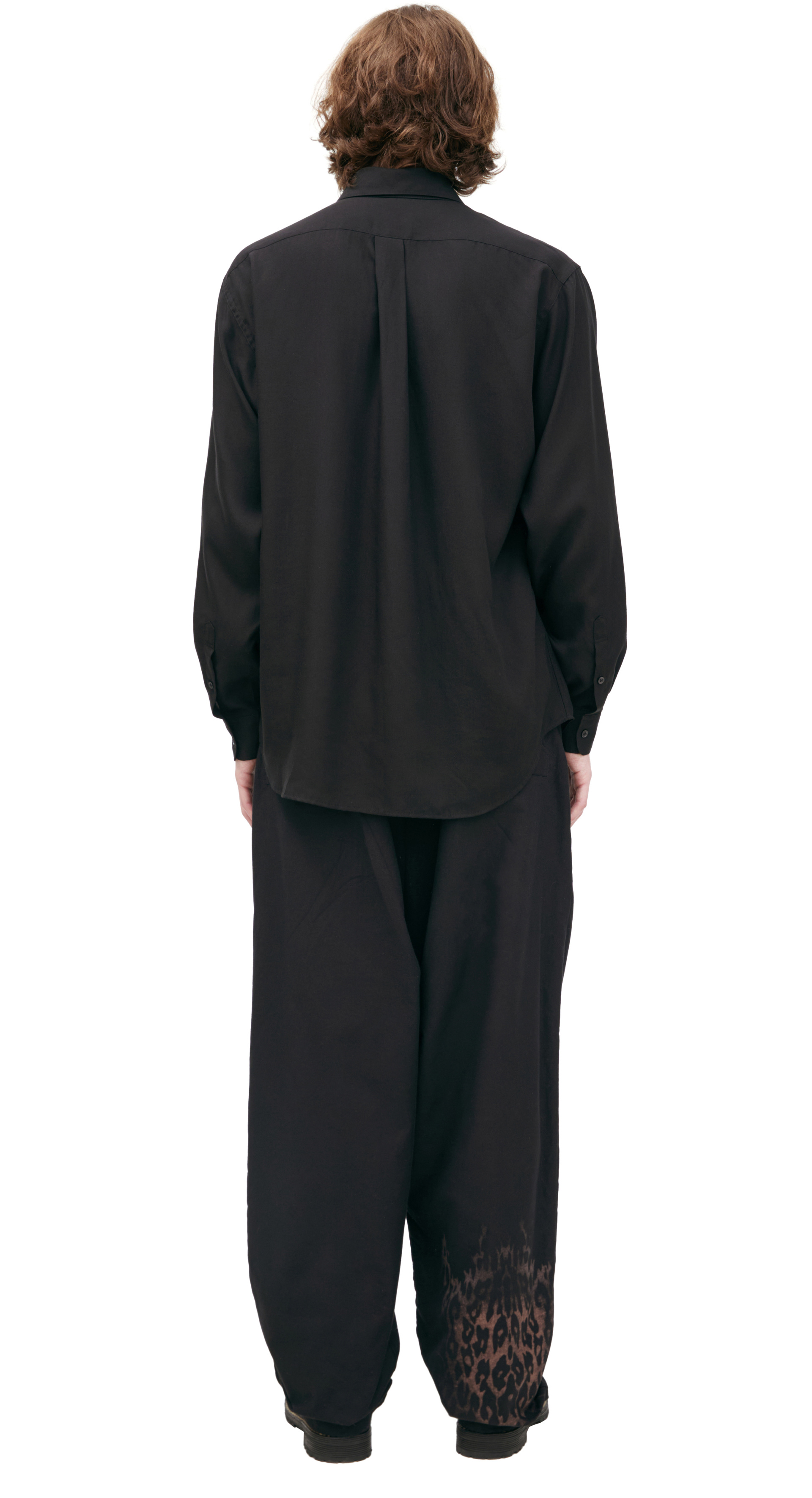 Yohji Yamamoto Рубашка с накладным карманом