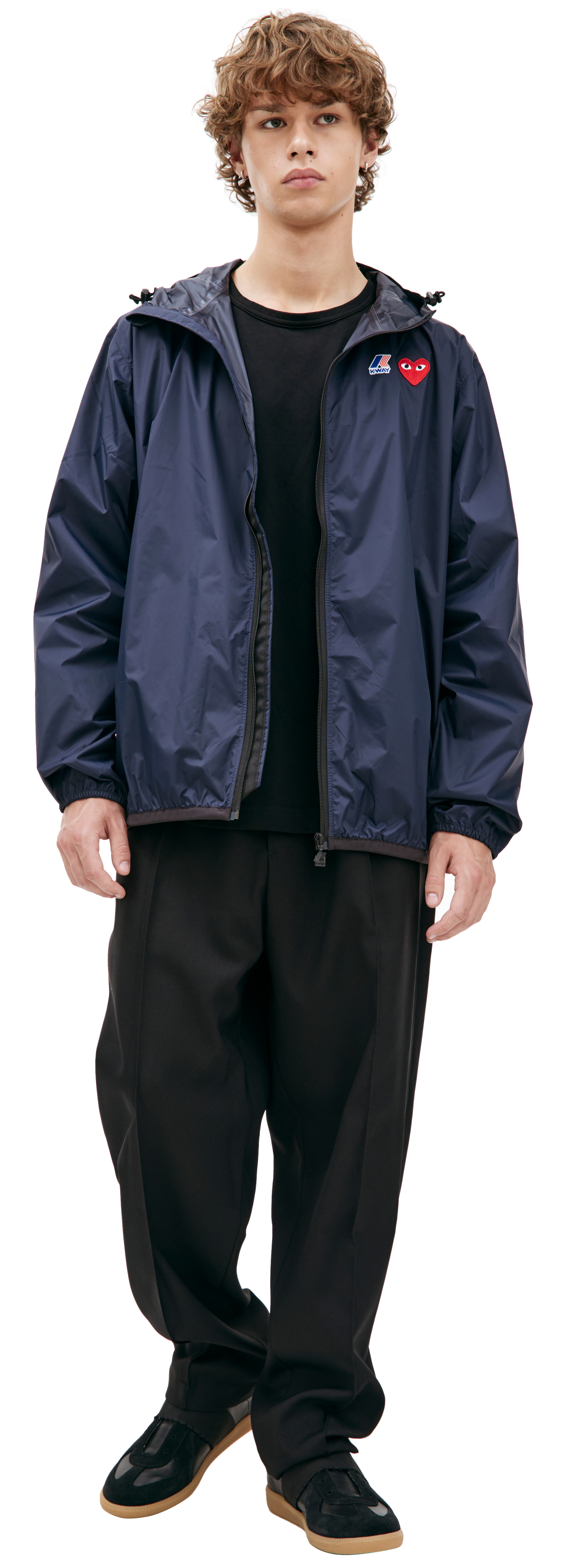 Comme des Garcons Куртка с капюшоном Comme des Garcons PLAY x K-Way