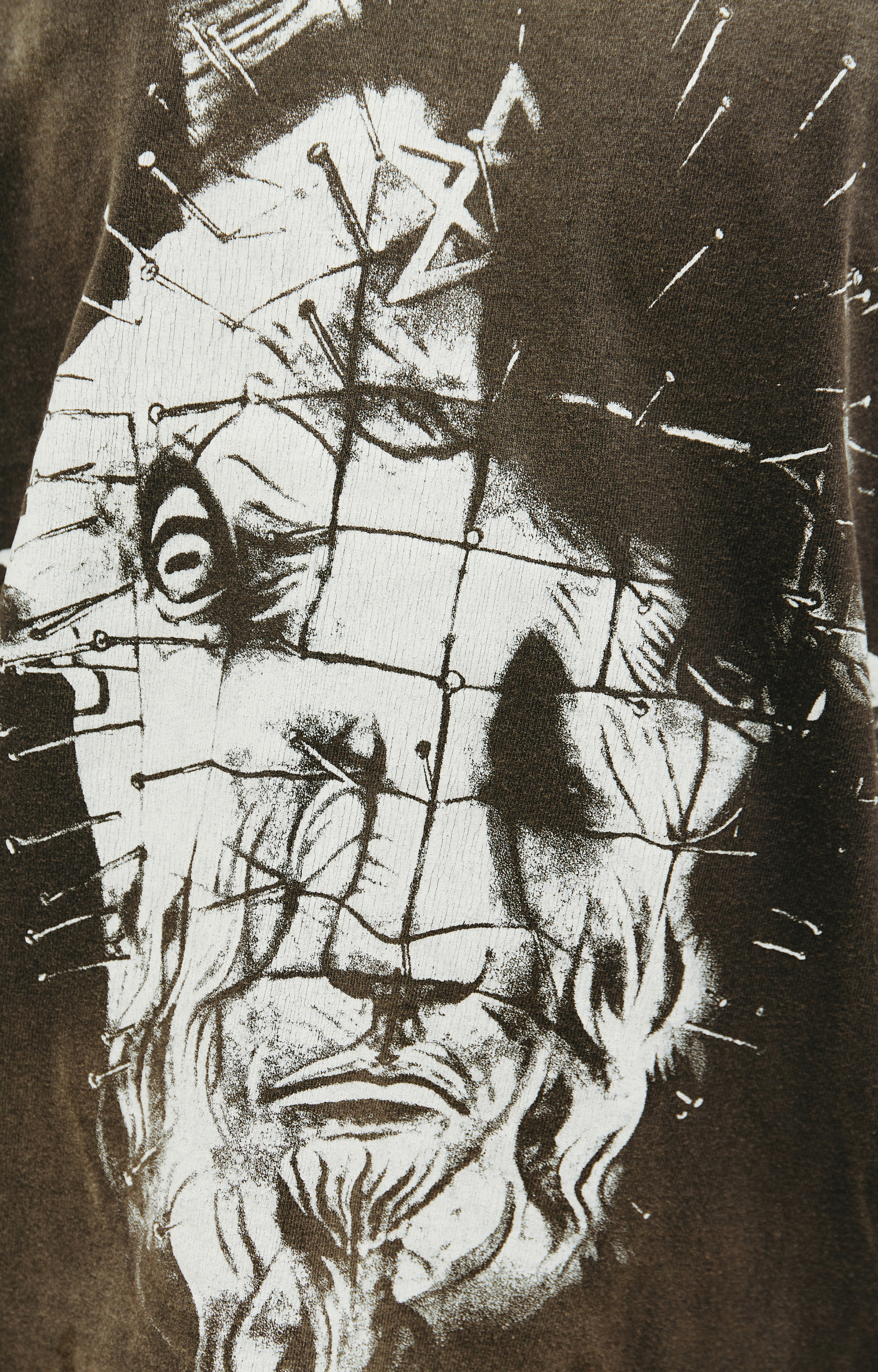 Saint Michael Выцветшая футболка Go to hell