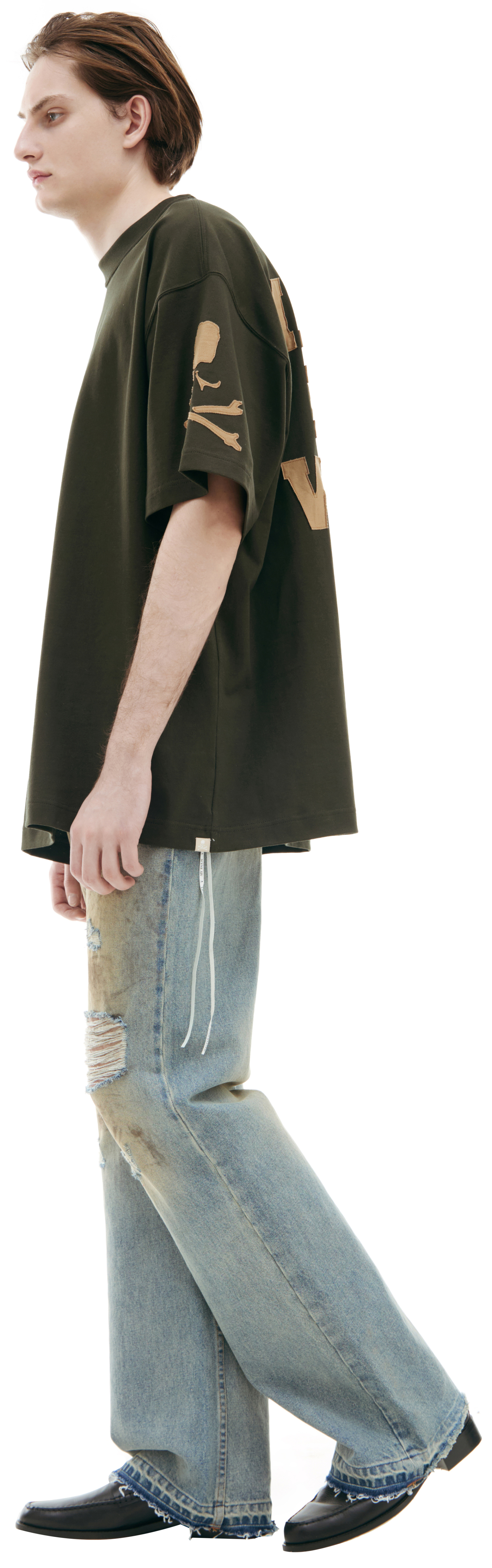 Mastermind WORLD Футболка с логотипом на рукавах