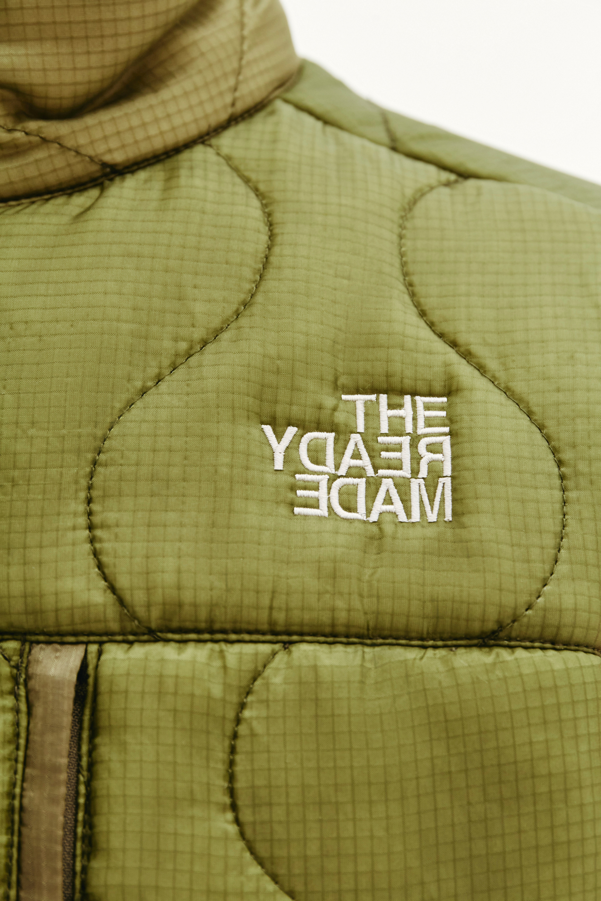 Readymade Флисовая куртка с зелеными вставками