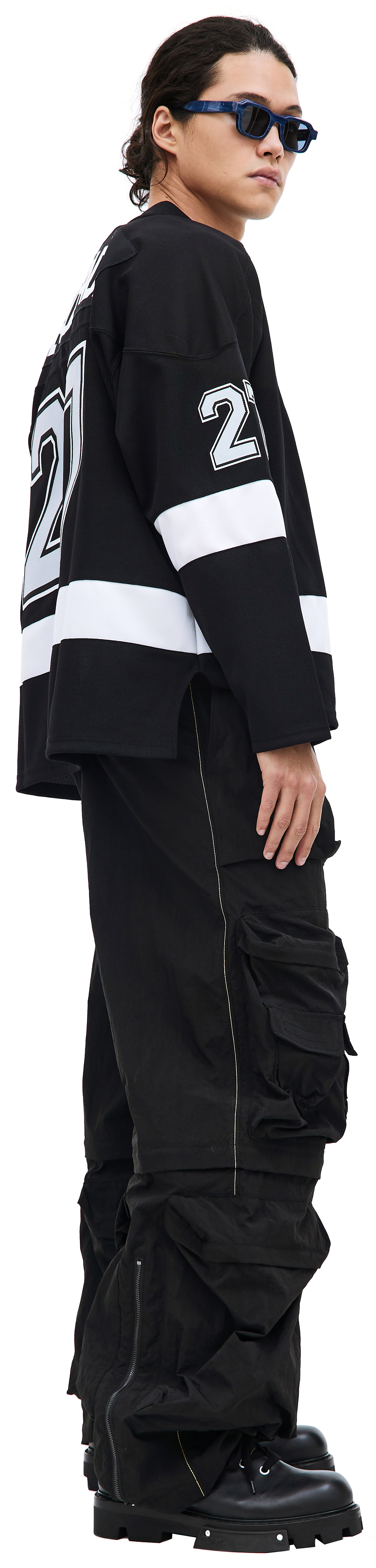 Readymade Оверсайз лонгслив Game с нашивками