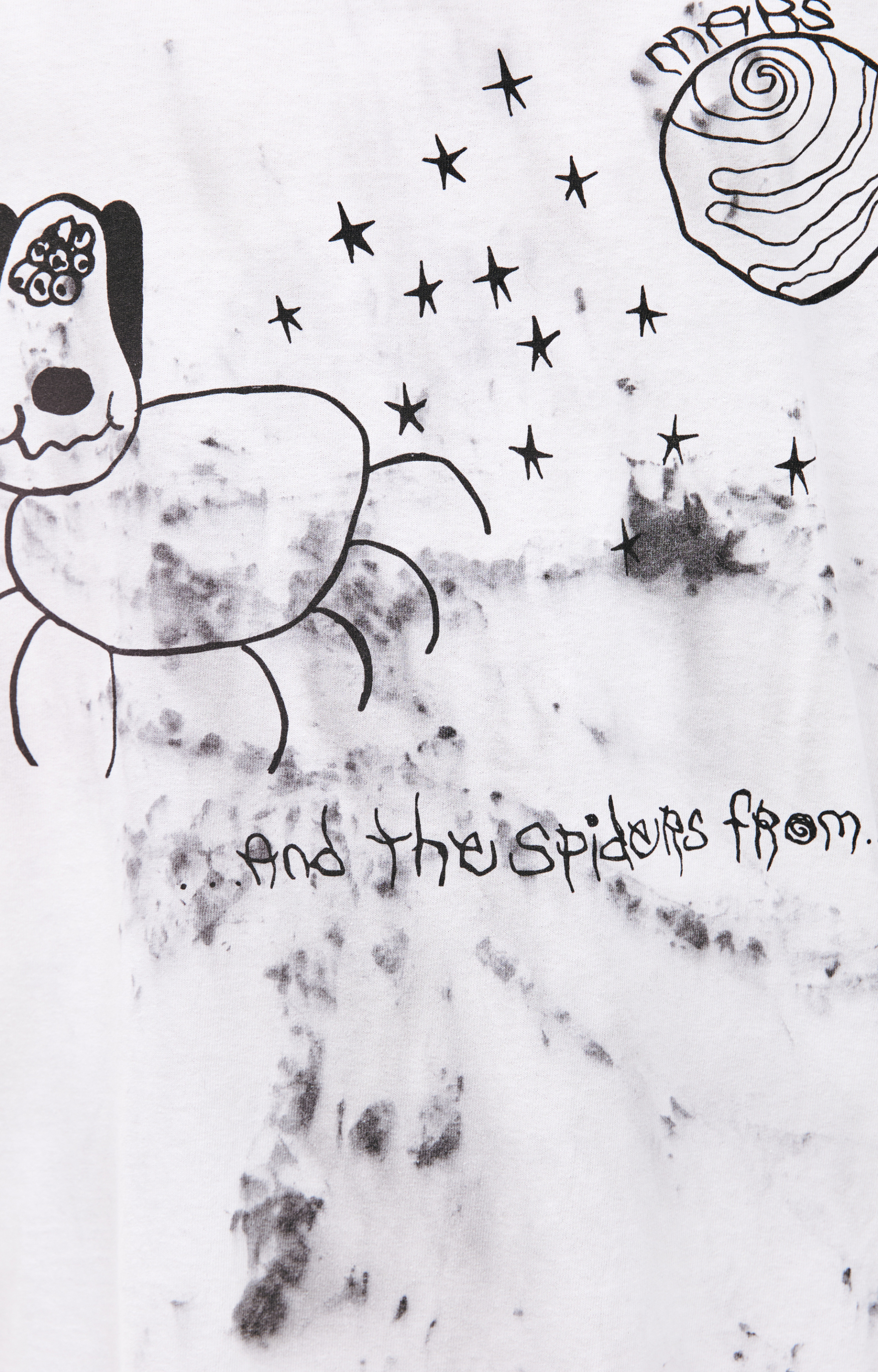 WESTFALL Белая футболка с принтом