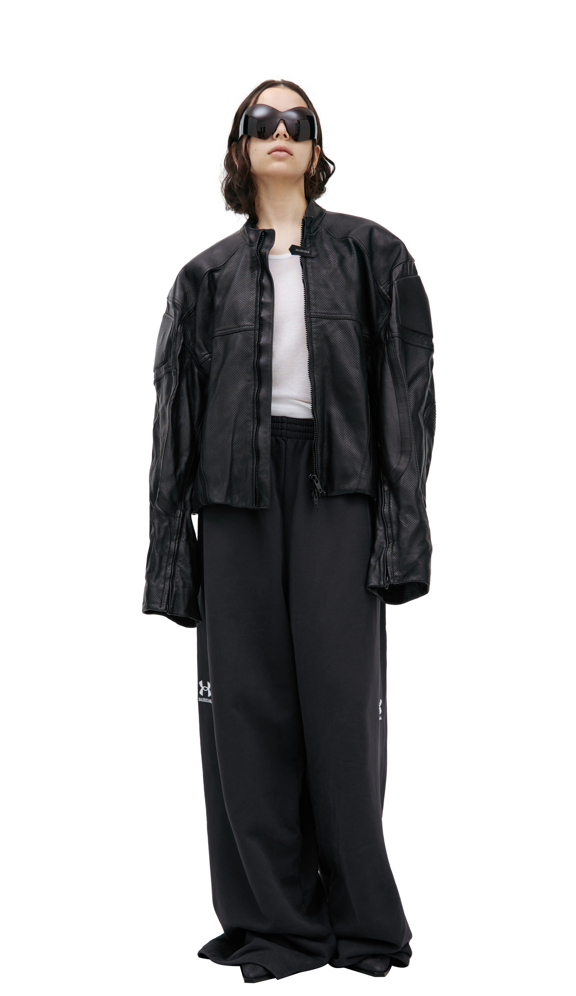 Balenciaga Черная куртка из кожи