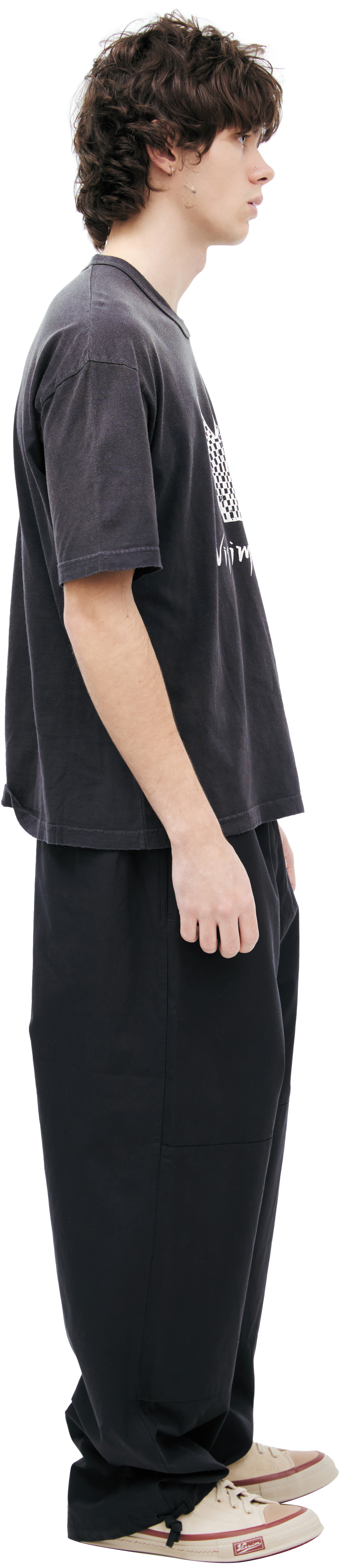 visvim Черная футболка с логотипом