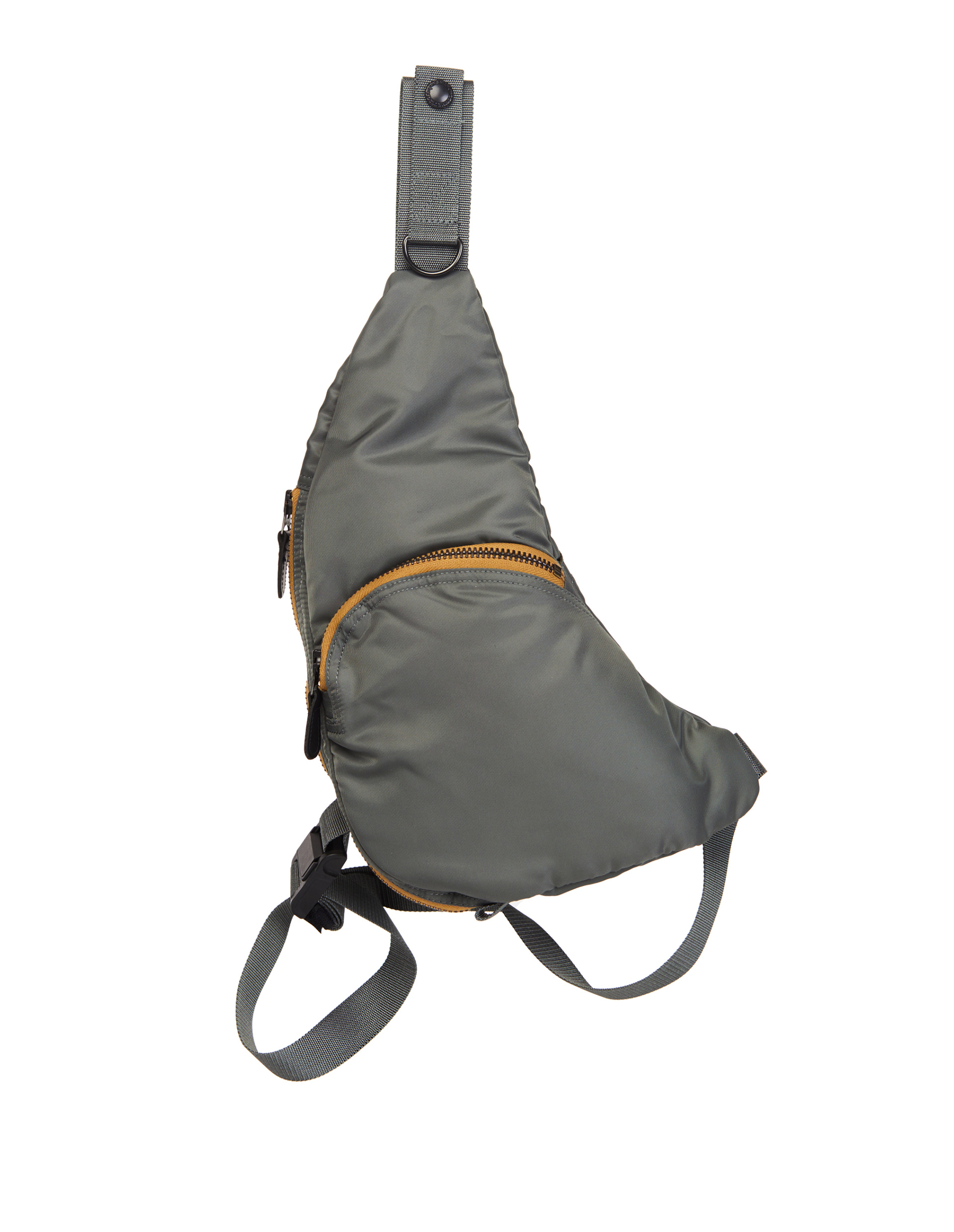 Junya Watanabe Нейлоновая сумка хаки на ремне