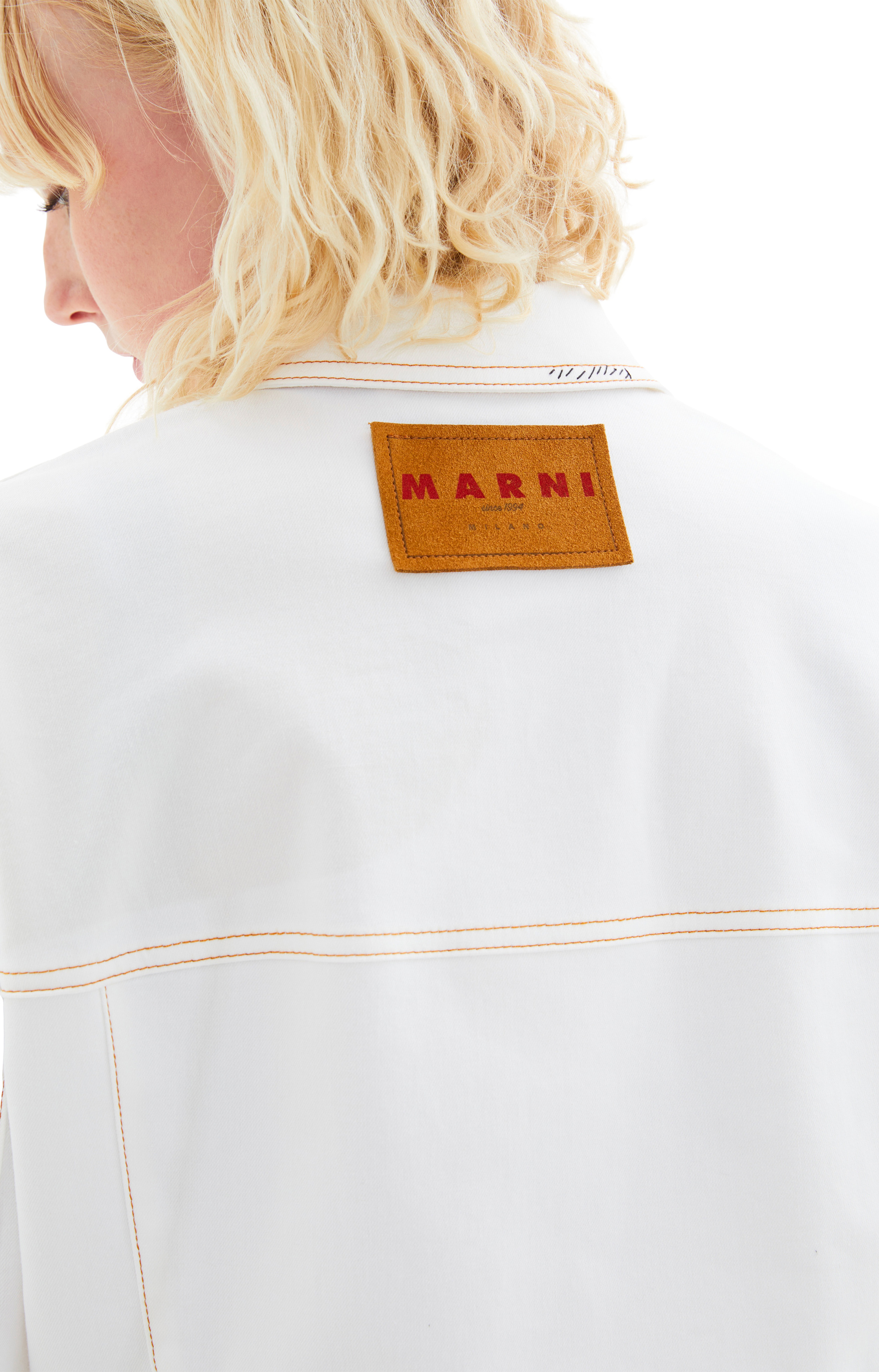 Marni Джинсовая куртка с патчами