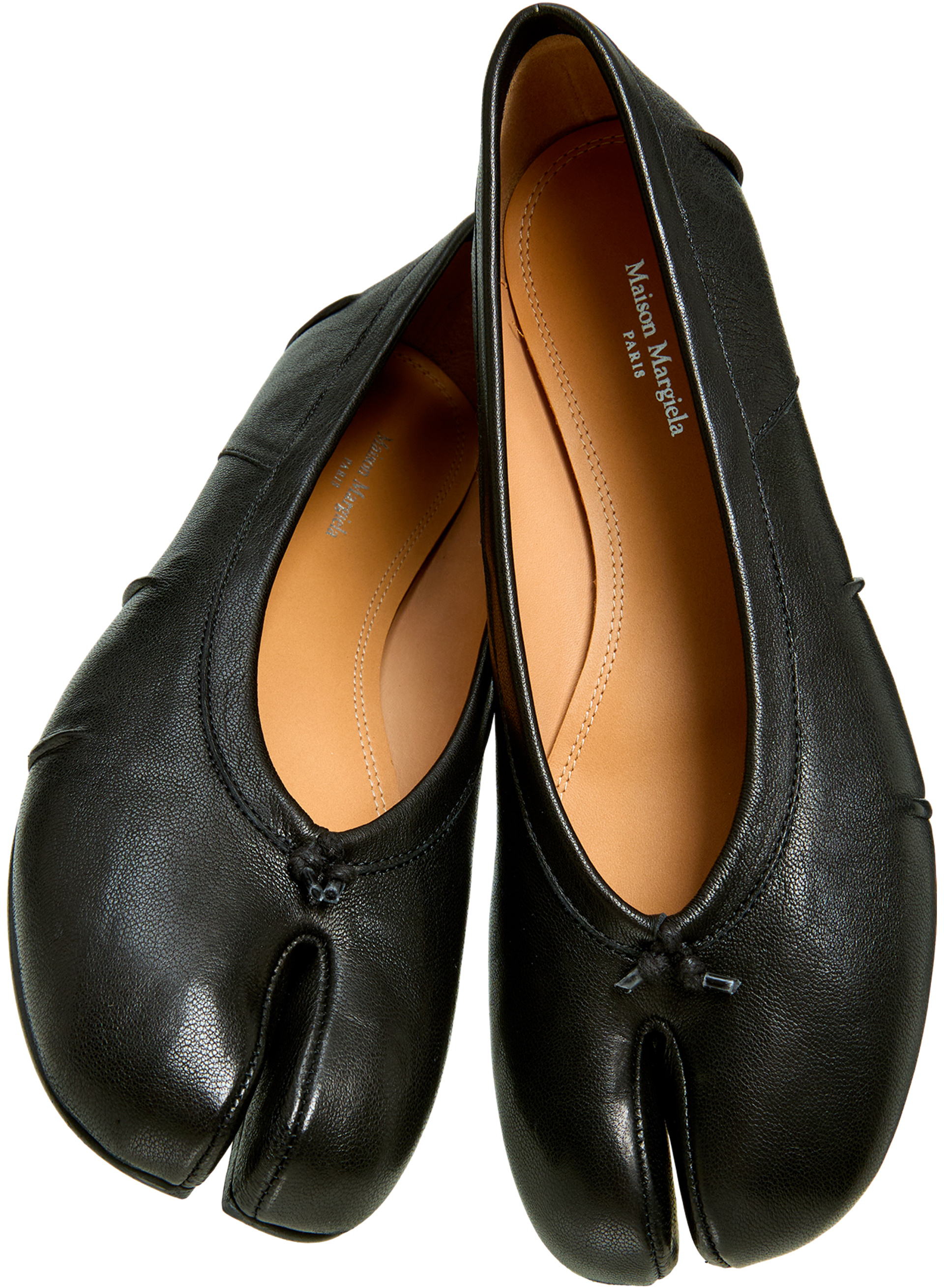 Maison Margiela Кожаные балетки Tabi