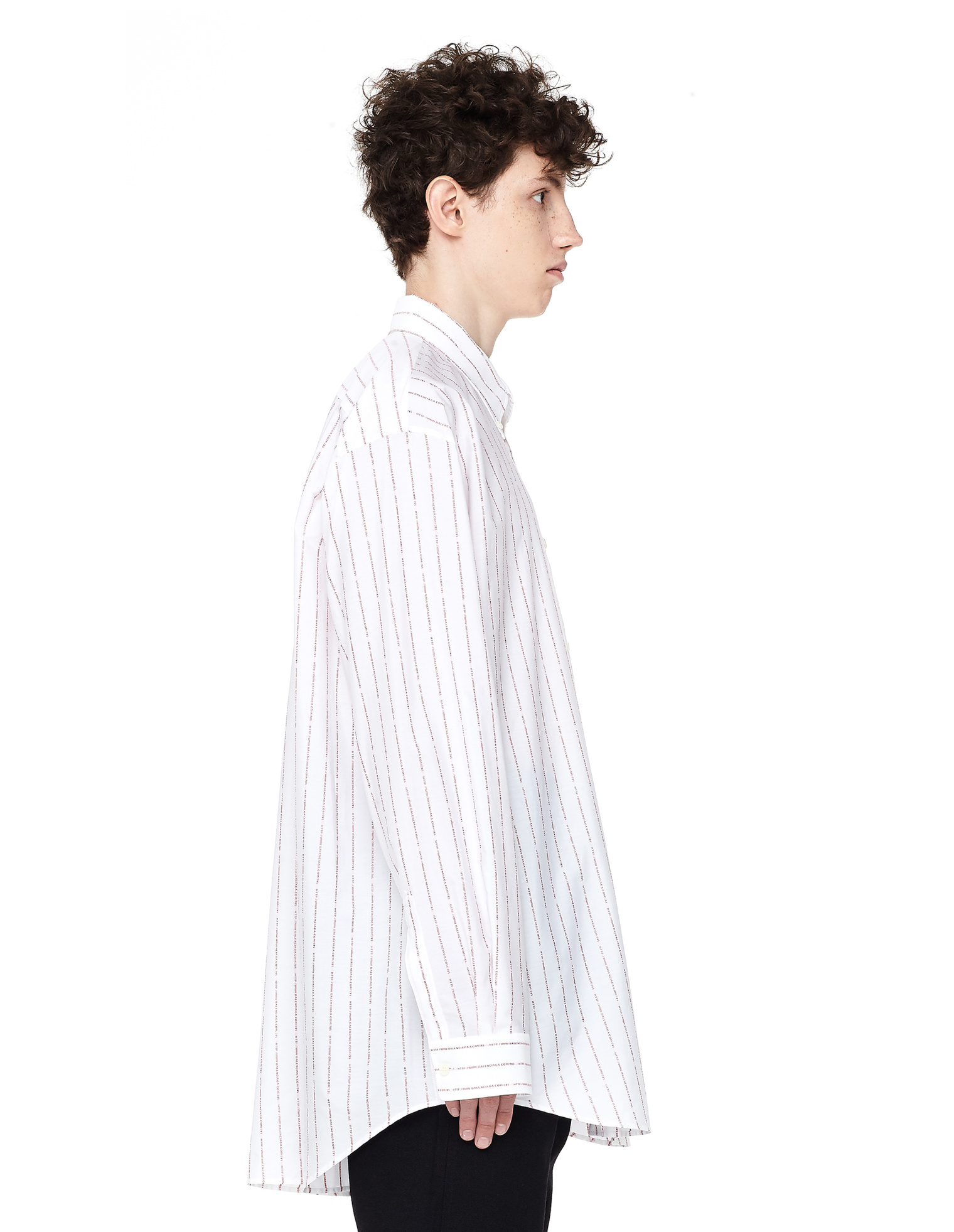 Balenciaga Рубашка с принтом Balenciaga.com