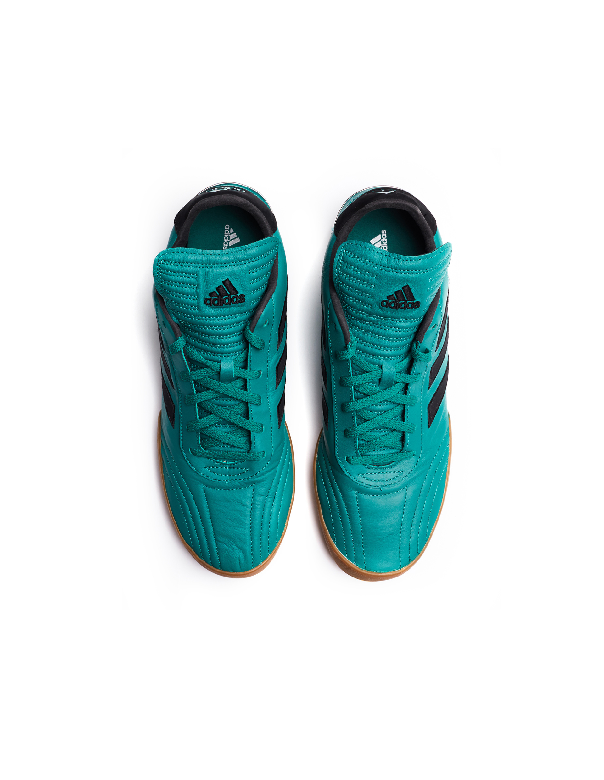 Gosha Rubchinskiy Зеленые кожаные кроссовки Copa Super