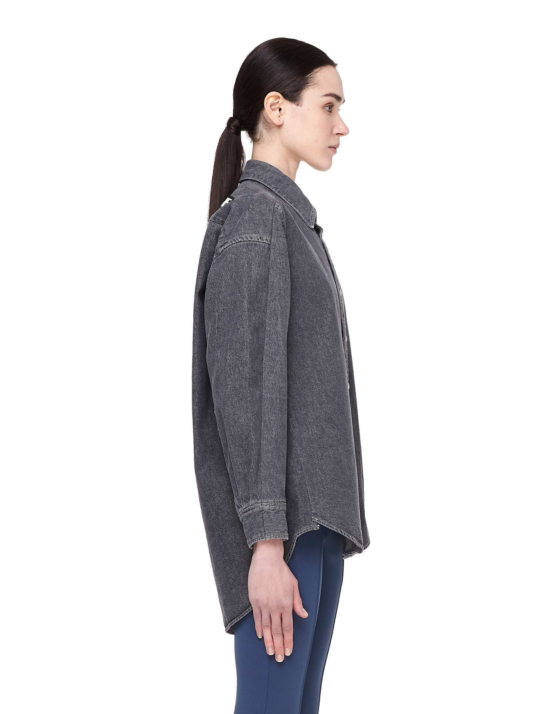Balenciaga Рубашка с патчем 57 Avenue Montaigne